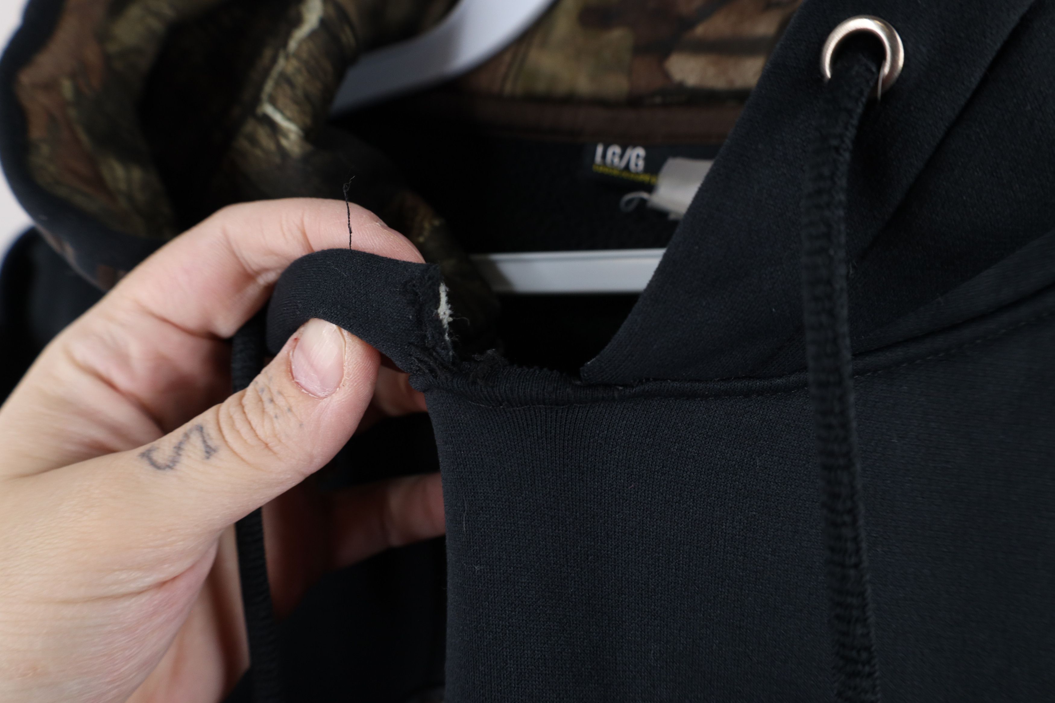 Under Armour × Vintage Under Armour Storm Big Logo Camouflage Hoodie Sweatshirt Size US L / EU 52-54 / 3 - 6 Thumbnail