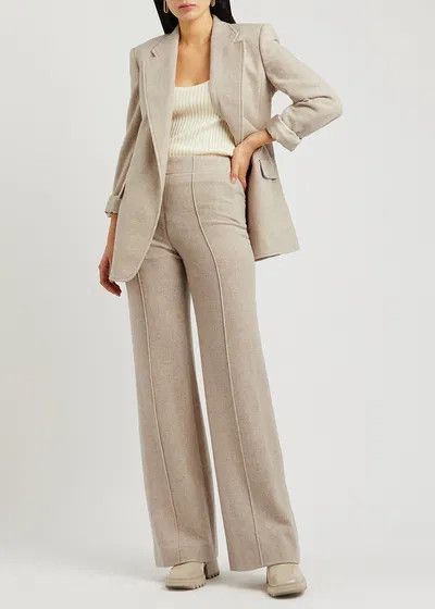 Chloe o1y0825 Sweatpant in Beige Size 27" / US 4 / IT 40 - 4 Thumbnail