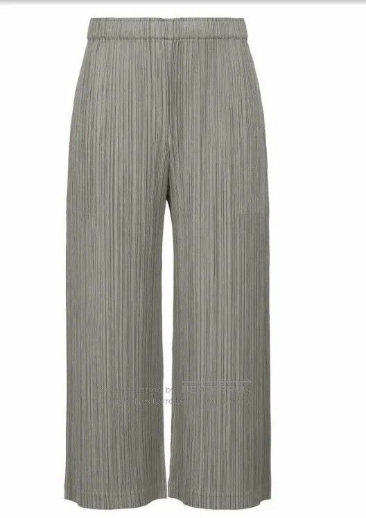 Issey Miyake Issey Miyake size:3 Ruffle Straight Pants Size 31" - 2 Thumbnail