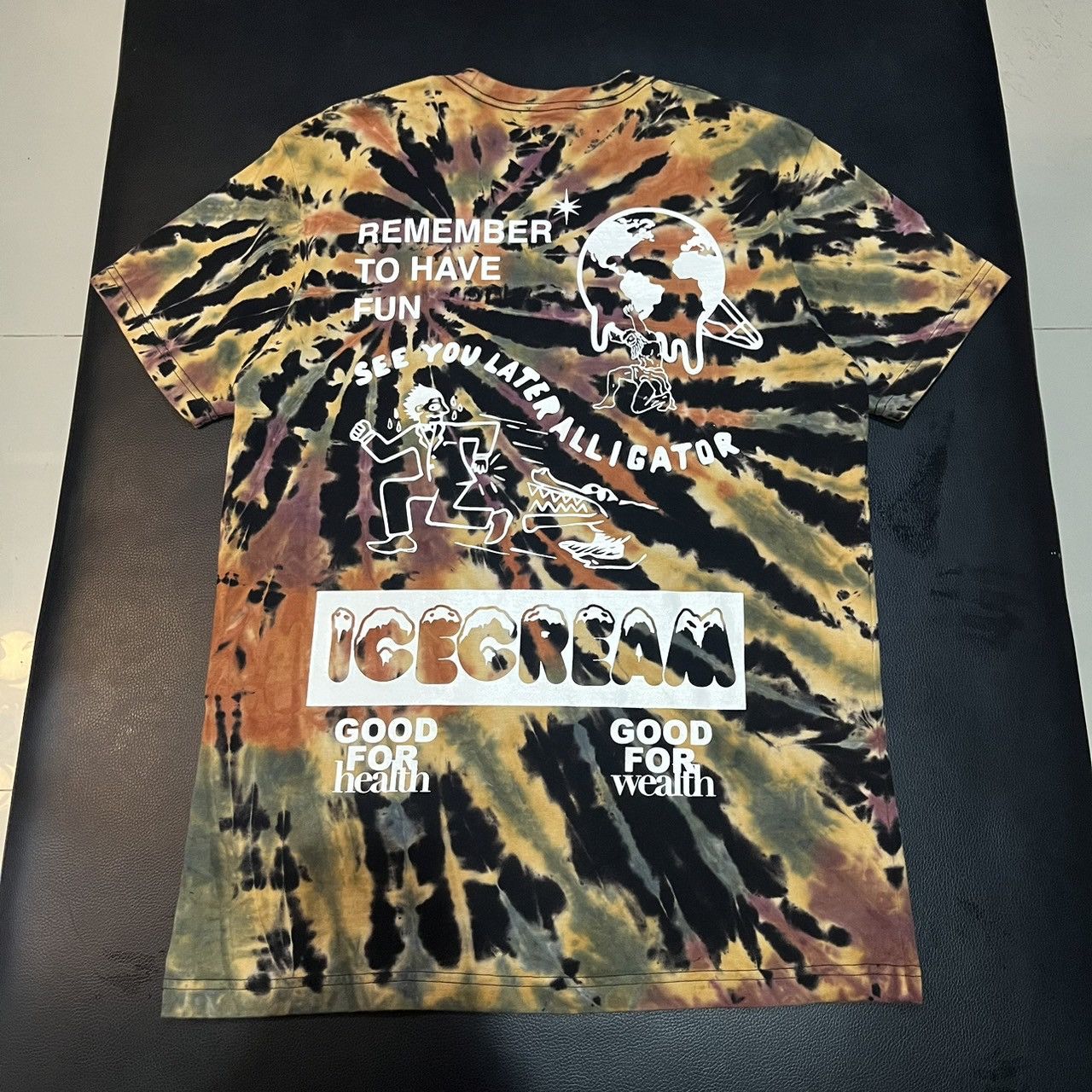 Icecream Ice Cream Billionaire Boys Club Hugs Tie Dye T Shirt Size US M / EU 48-50 / 2 - 2 Thumbnail