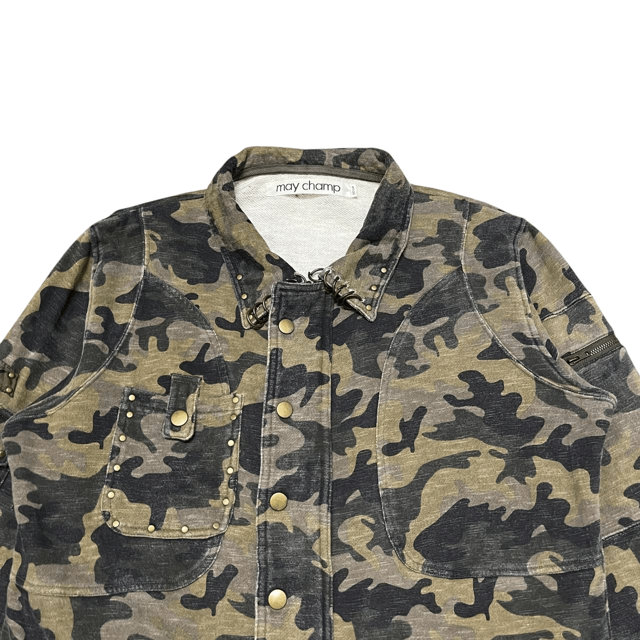 Other Vintage May Champ Army Camo Jacket Size US M / EU 48-50 / 2 - 2 Thumbnail