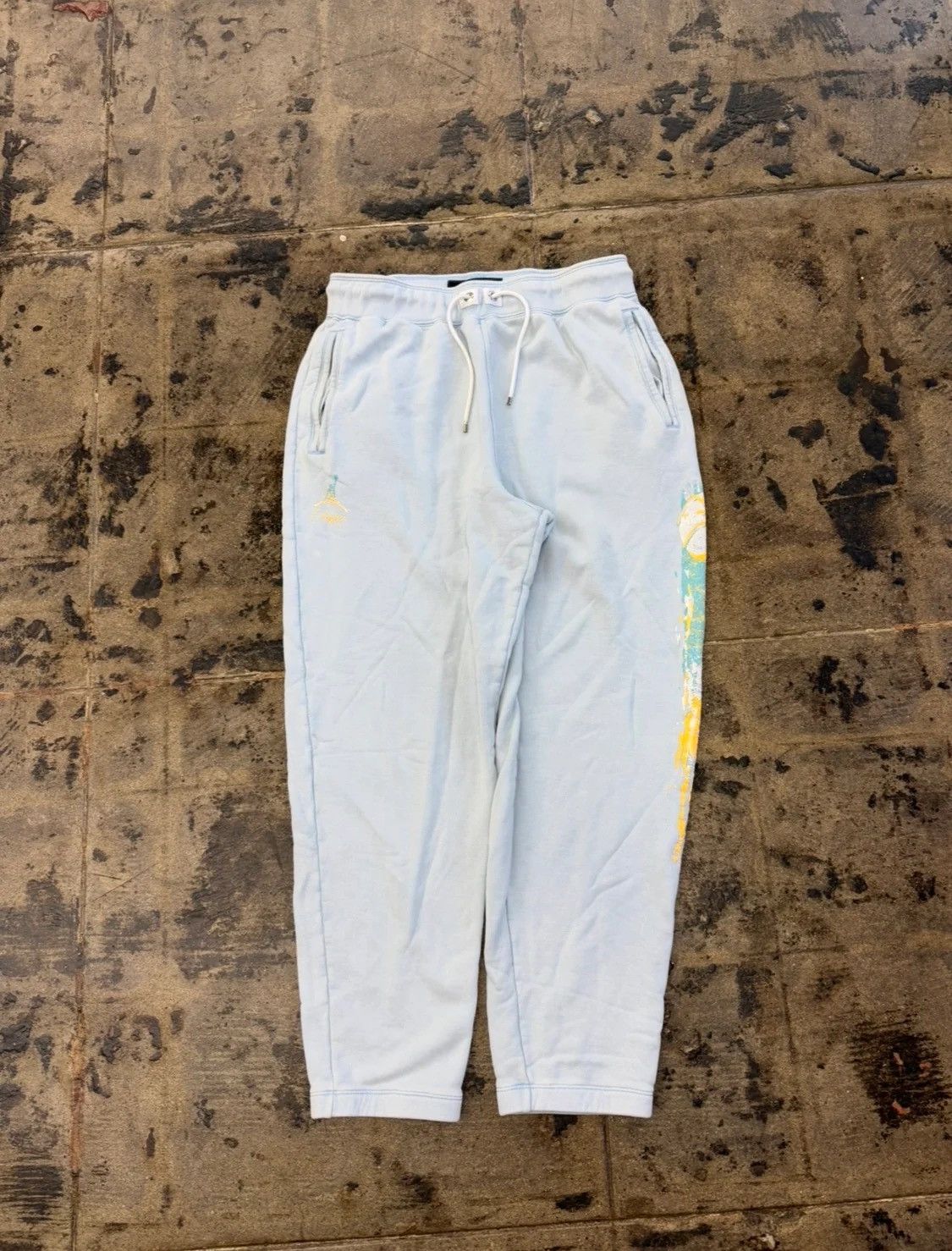 Jordan Brand × Union LA Union Jordan Blue Sweatpants Size US 33 - 1 Thumbnail