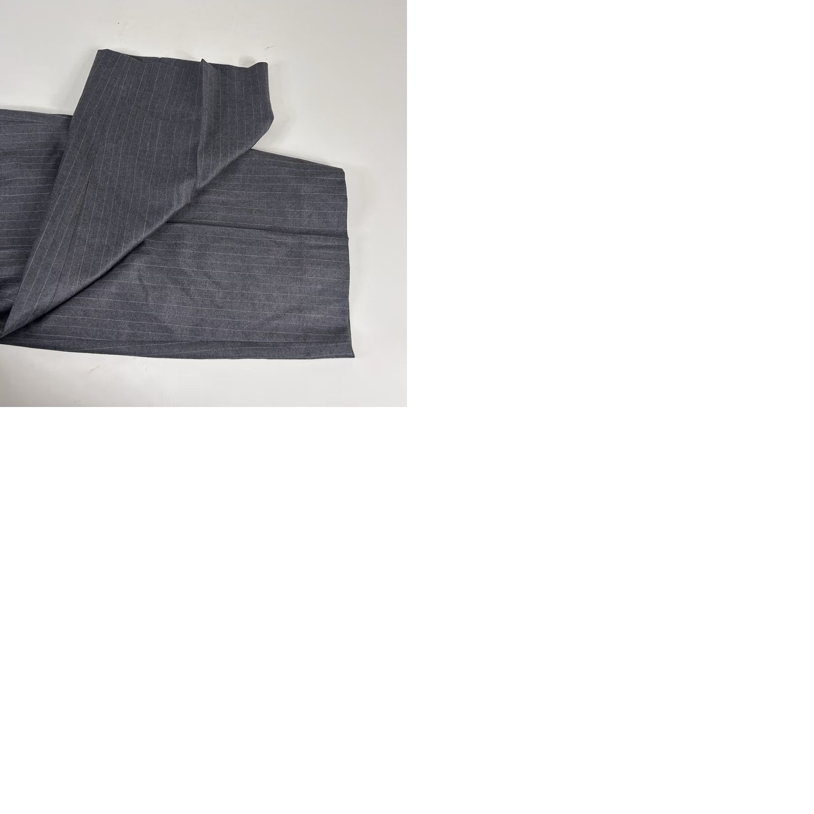 Jos. A. Bank Jos A Bank 52R Suit Gray Striped Wool 2 Piece Flat Front Notch Lapel 2-Button Vented Regular Mens Size 52R - 9 Thumbnail