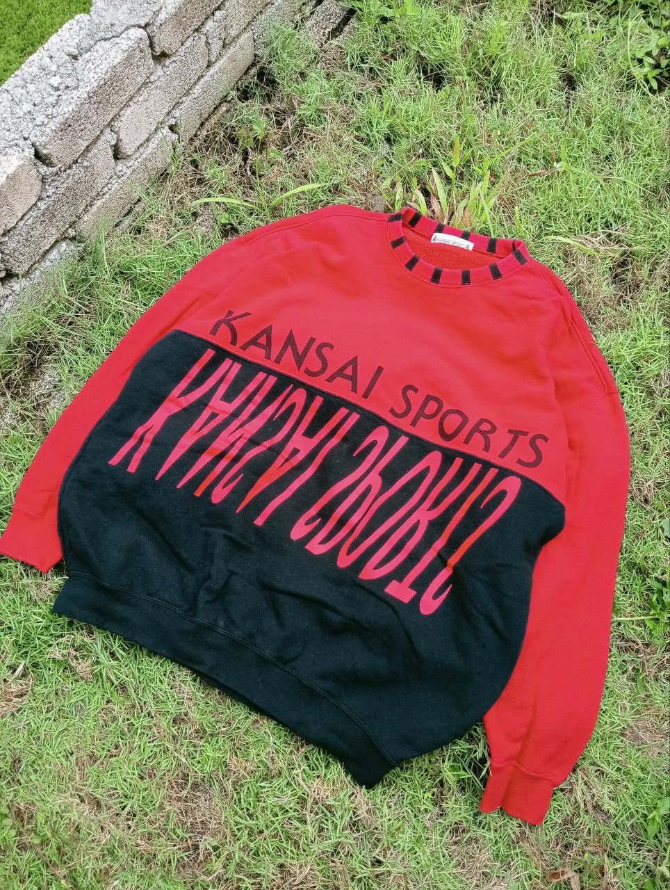 Kansai Yamamoto VINTAGE KANSAI SPORT BIG LOGO OVERSIZED SWEATSHIRT Size US L / EU 52-54 / 3 - 2 Thumbnail