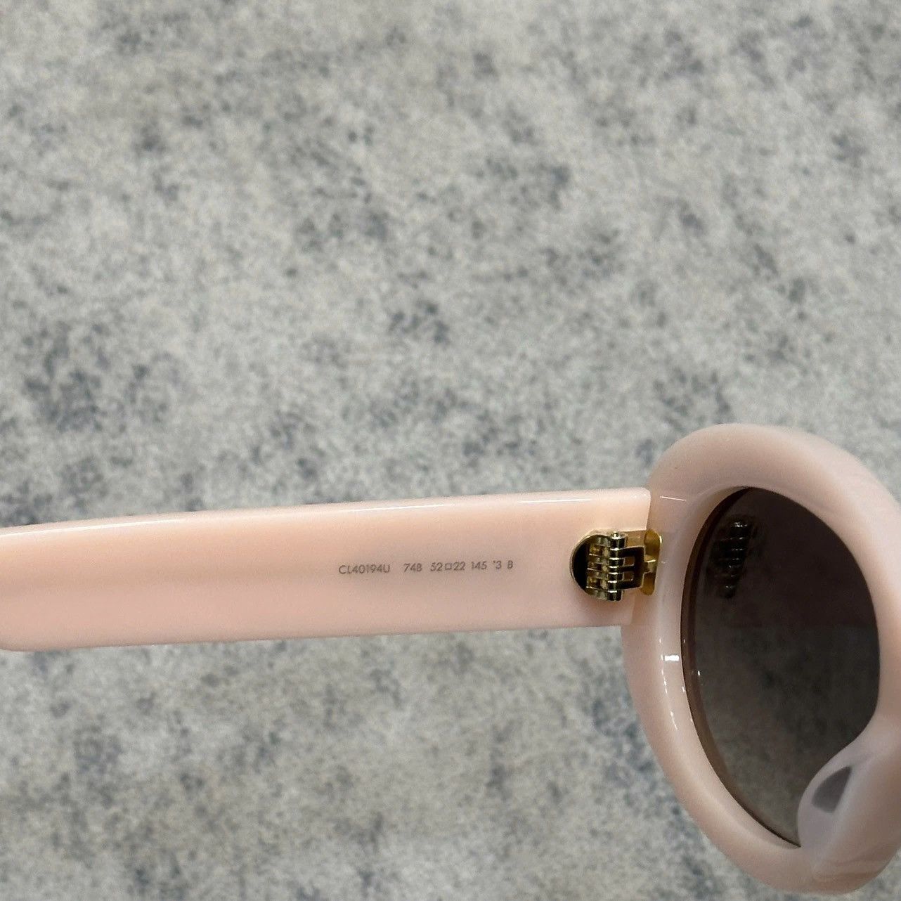 Celine CELINE Triomphe 40194U_74B Oval Sunglasses Size ONE SIZE - 4 Thumbnail