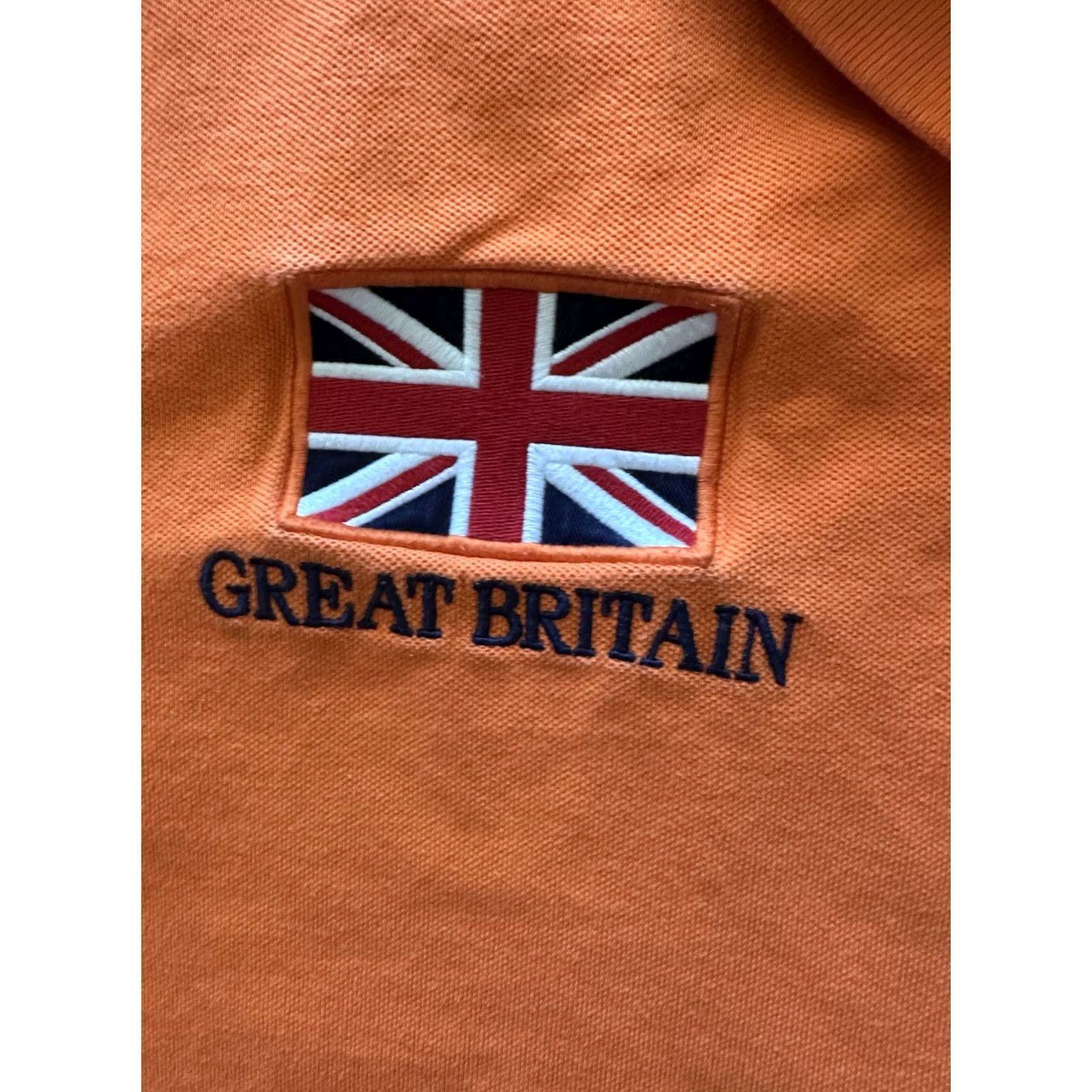 Ralph Lauren VINTAGE Ralph Lauren Great Britain London Chief Keef Polo Shirt Mens 2XL Orange Size US XXL / EU 58 / 5 - 4 Thumbnail