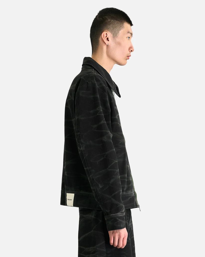 Namacheko o1s1v1r1oon0825 Zebra Denim Jacket in Whased Black Size US M / EU 48-50 / 2 - 2 Thumbnail