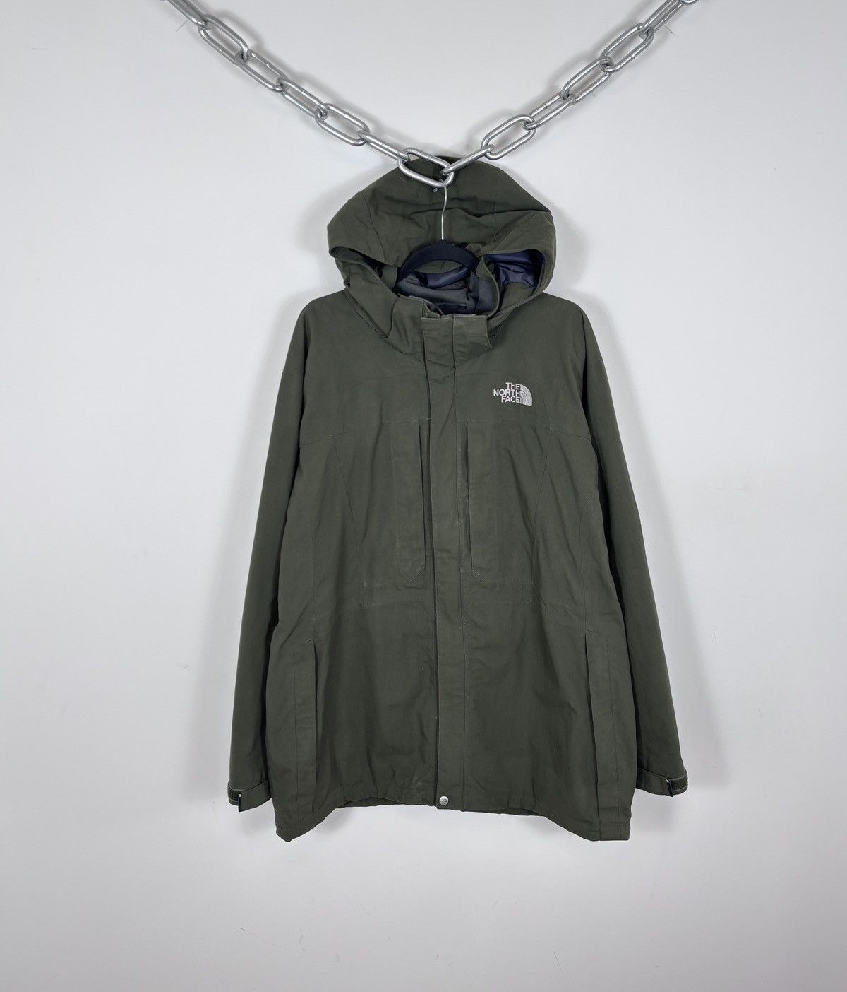 The North Face The North Face Men’s HyVent Khaki Green Hooded Jacket Size US XL / EU 56 / 4 - 1 Thumbnail