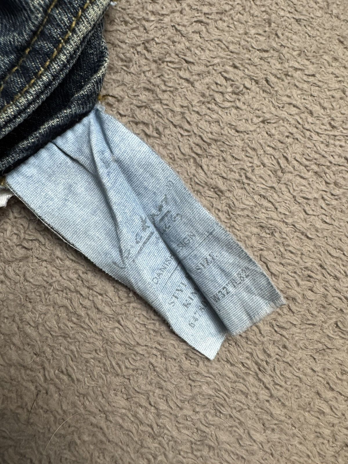 If Six Was Nine × Japanese Brand × Le Grande Bleu (L.G.B.) Jackpot Y2K Crazy Jeans Washed Denim LGB ifsixwasnine vibe Size US 32 / EU 48 - 7 Thumbnail