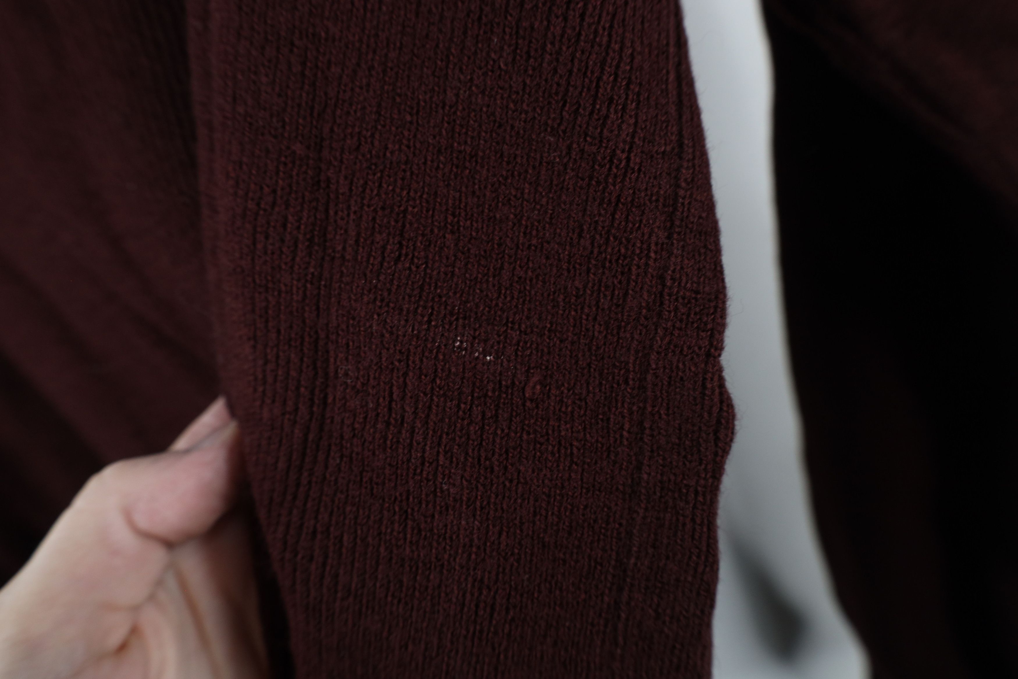 Vintage Vintage 70s Streetwear Block Ribbed Knit Collared Sweater Size US L / EU 52-54 / 3 - 6 Thumbnail