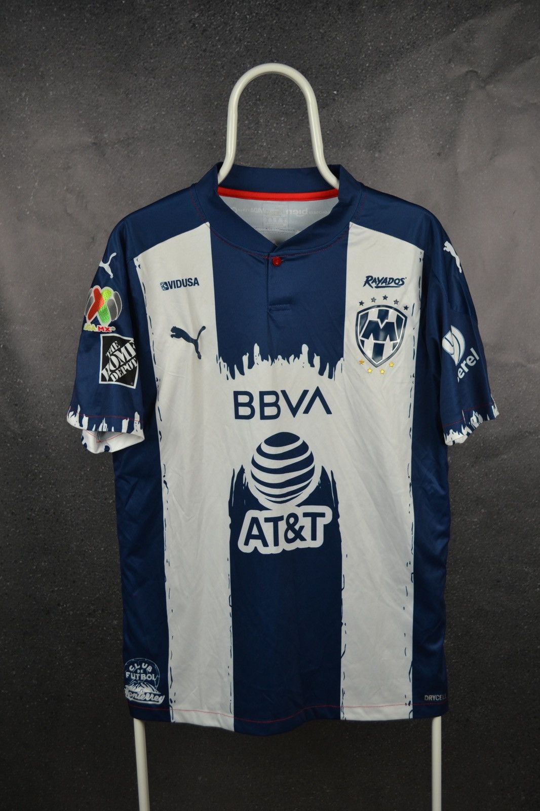 Puma CF Monterrey Home Football Shirt Puma Soccer Jersey Size M Size US M / EU 48-50 / 2 - 1 Thumbnail