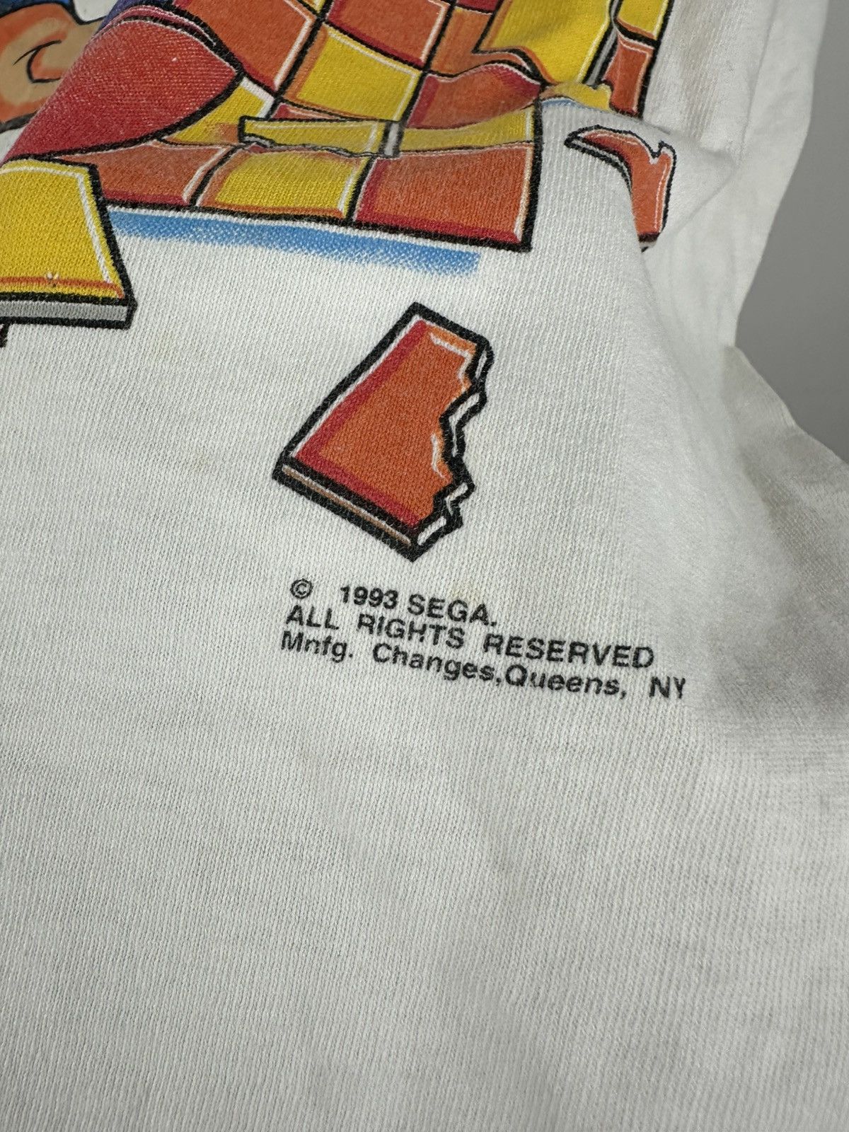 Cartoon Network × Playstation × Vintage Vintage 90s Sonic The Hedgehog Sega Tee Size US XS / EU 42 / 0 - 5 Thumbnail