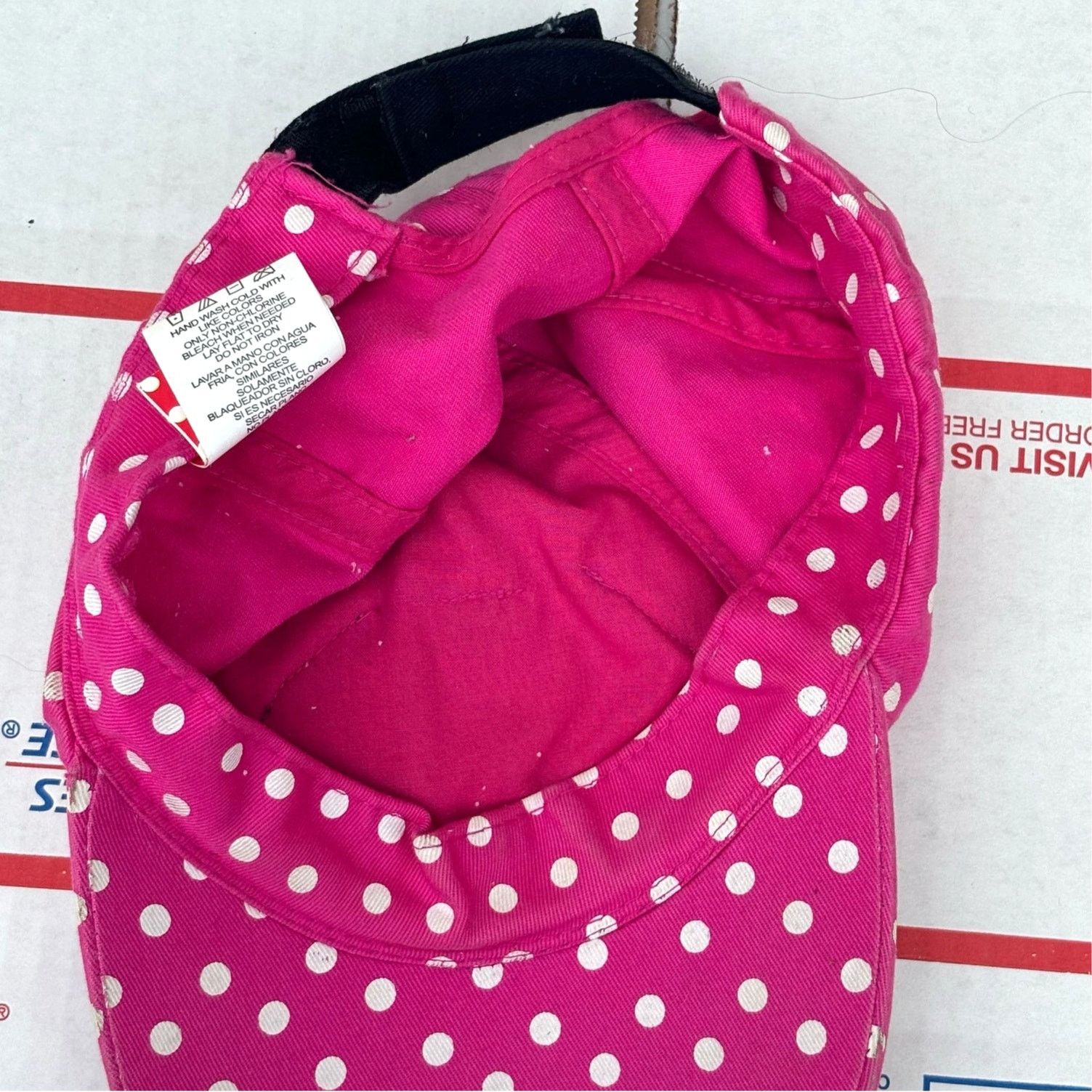 Disney Pink Disney Minnie Mouse Hat Size ONE SIZE - 6 Thumbnail
