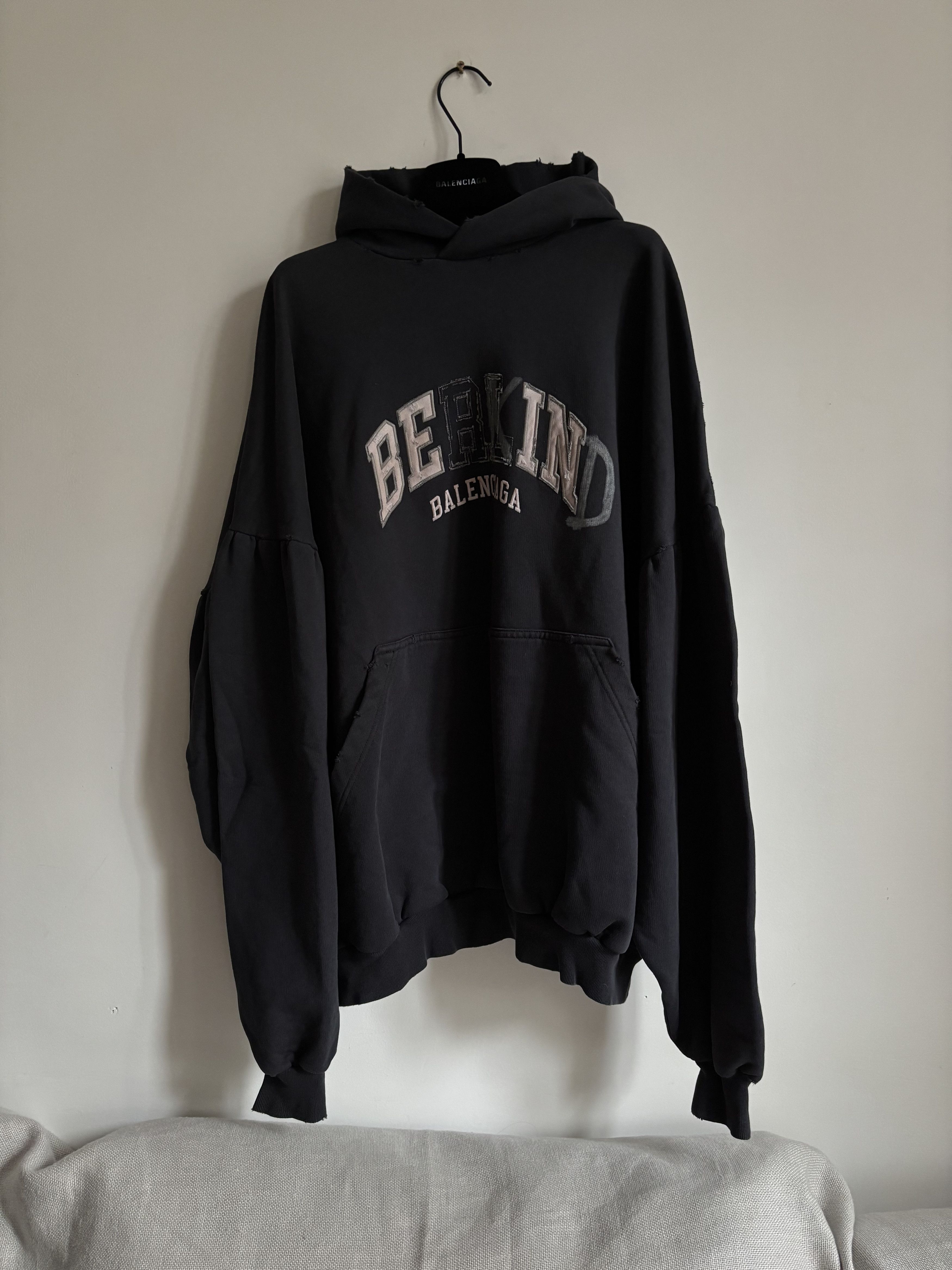 Balenciaga Balenciaga be kind oversized hoodie | Grailed