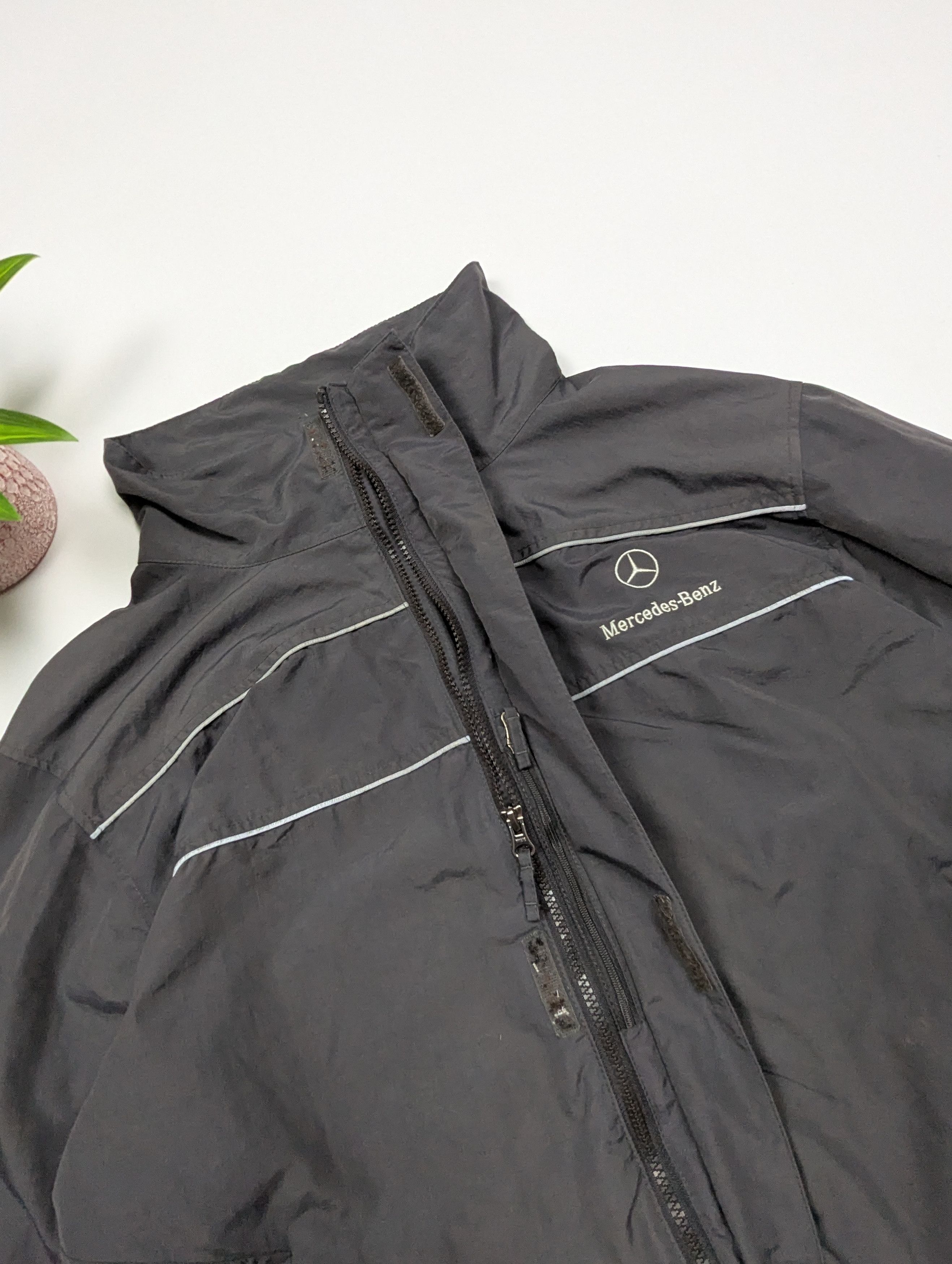 Mercedes-Benz Mercedes-Benz Vintage Reflective Jacket XL/XXL Gray Size US XL / EU 56 / 4 - 5 Thumbnail