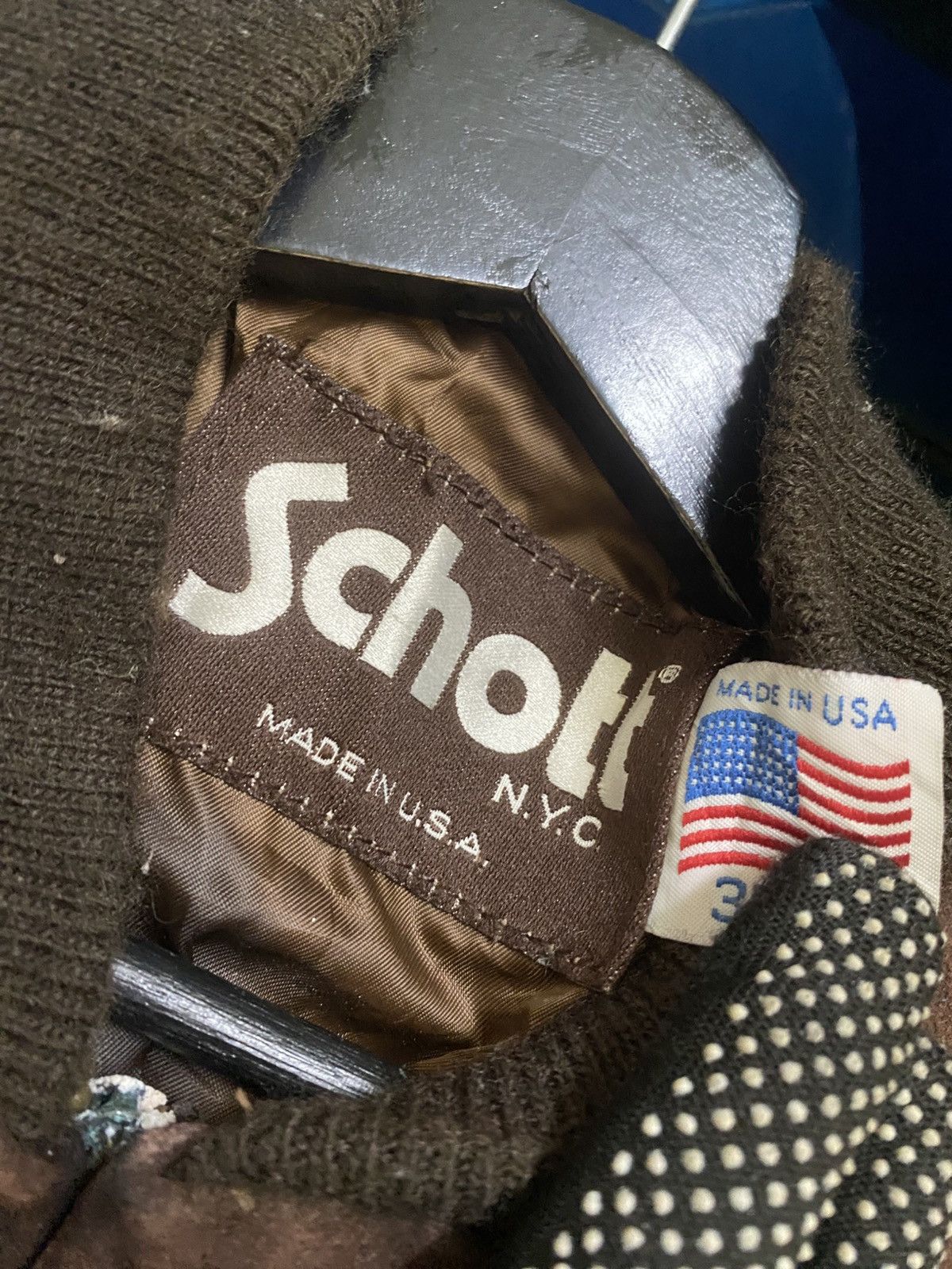 Schott Vintage Schott NYC Made in USA Brown Suede Bomber Jacket Size US S / EU 44-46 / 1 - 9 Thumbnail