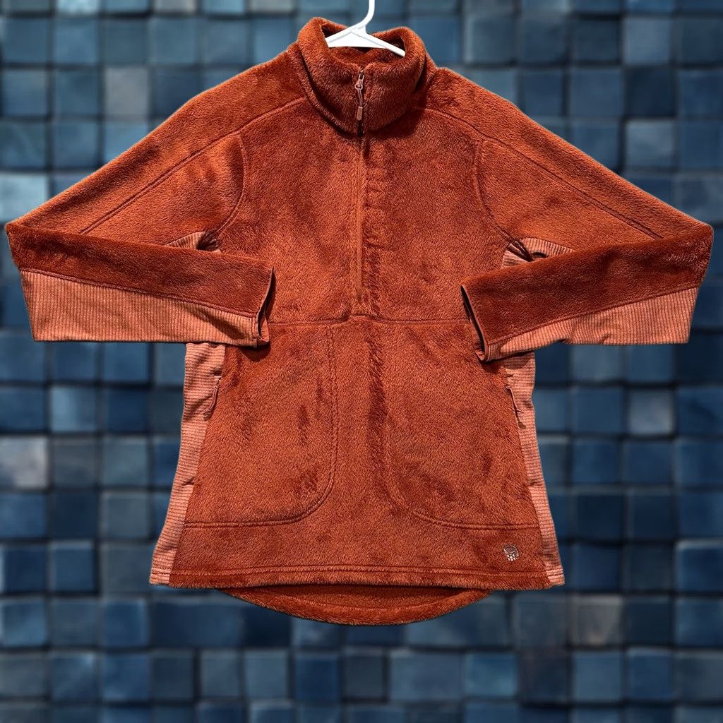 Mountain Hardwear Mountain Hardwear Jacket Womens Small Orange Monkey 2 Fleece Half Zip Polartec Size S / US 4 / IT 40 - 1 Thumbnail