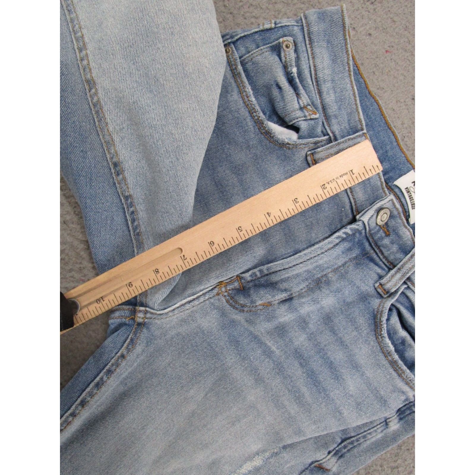Vintage Kensie Jeans Ultimate Skinny High Rise Slit Ankle Denim Jeans 6 Blue Cotton 5-Pocket Womens Size 28" / US 6 / IT 42 - 7 Thumbnail