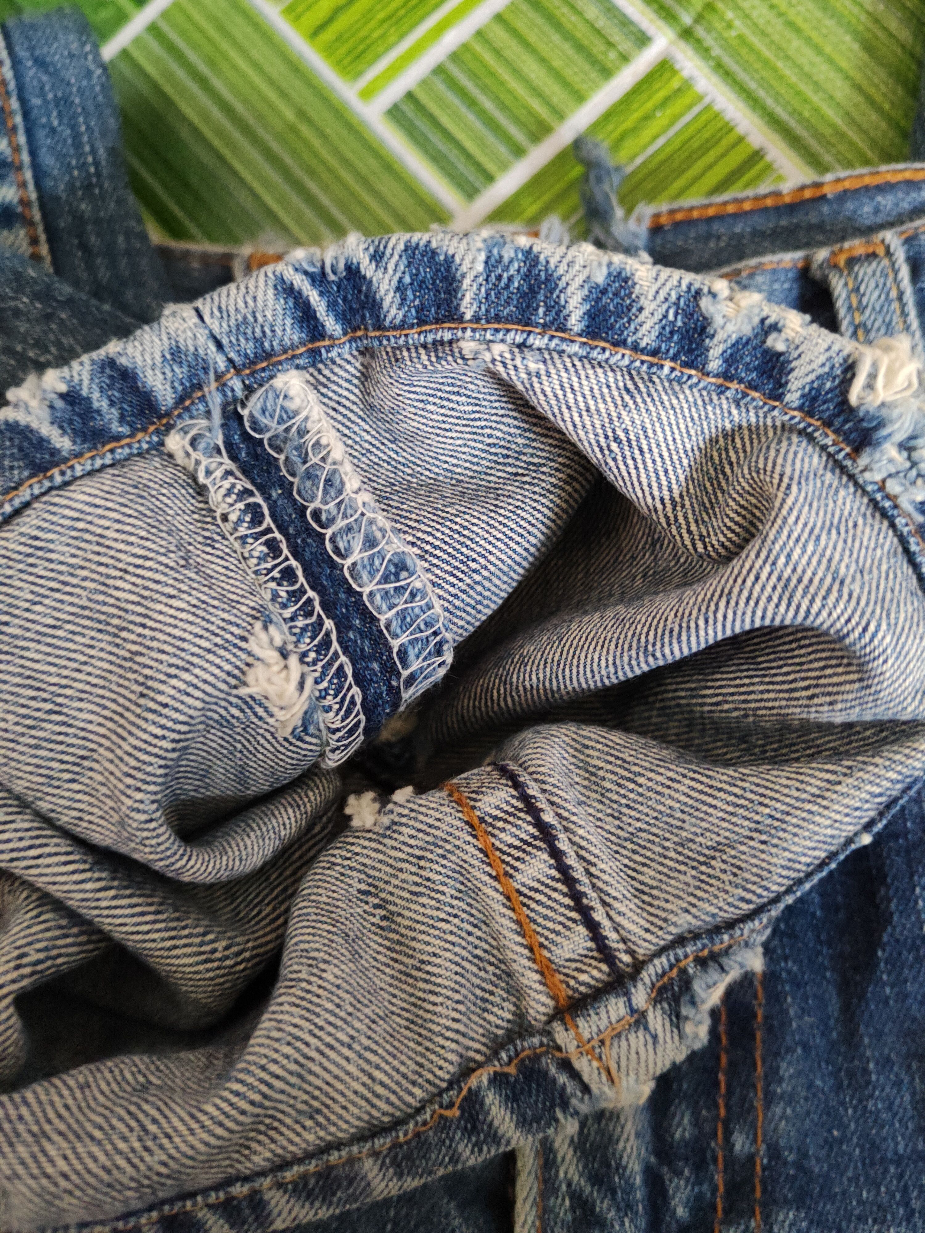 Levi's 502 Levi's vintage faded Blue distressed ripped Denim #S1412 Size US 28 / EU 44 - 15 Thumbnail