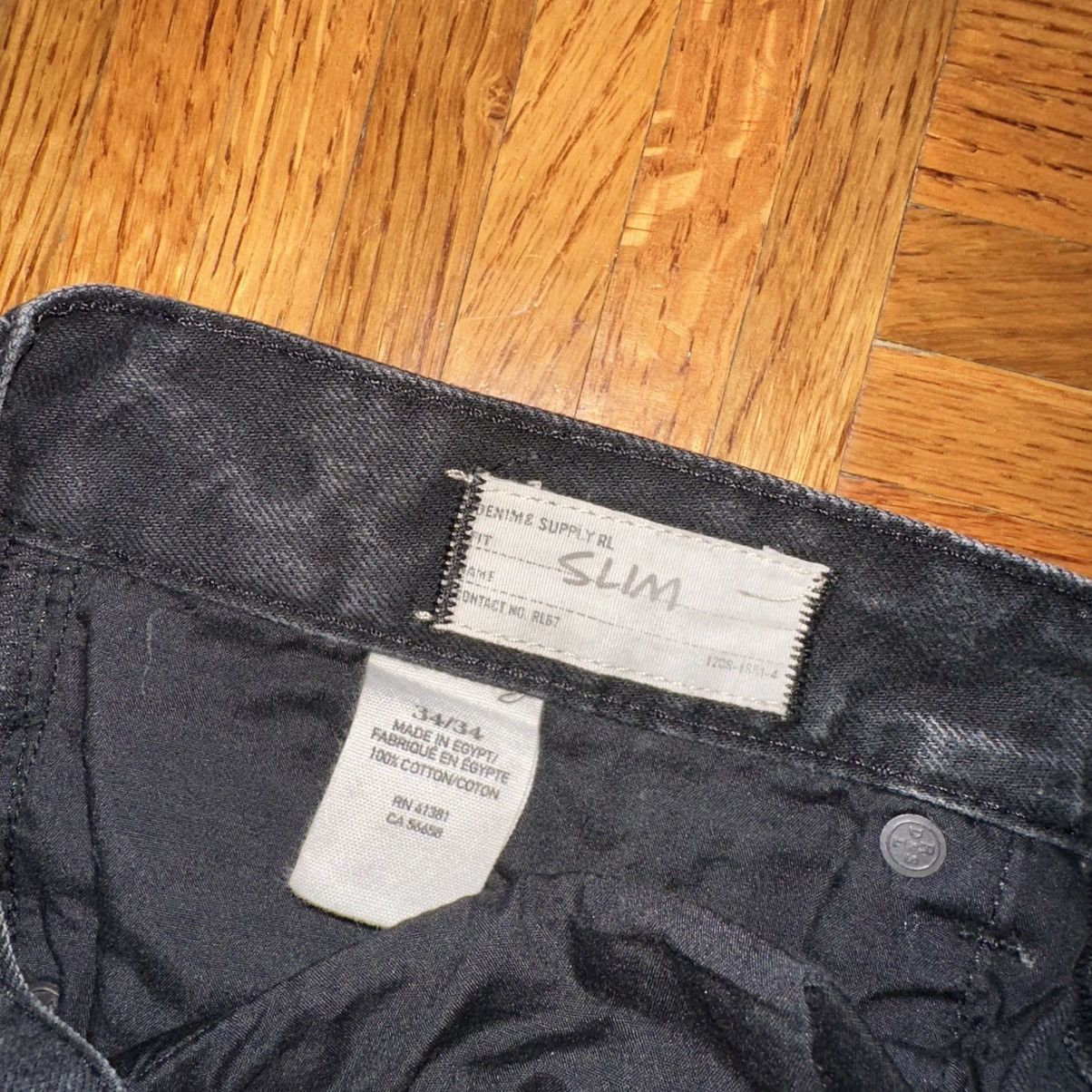 Denim & Supply Ralph Lauren Denim and Supply Ralph Lauren Black Slim Fit Jeans sz 34 Size US 34 / EU 50 - 5 Thumbnail