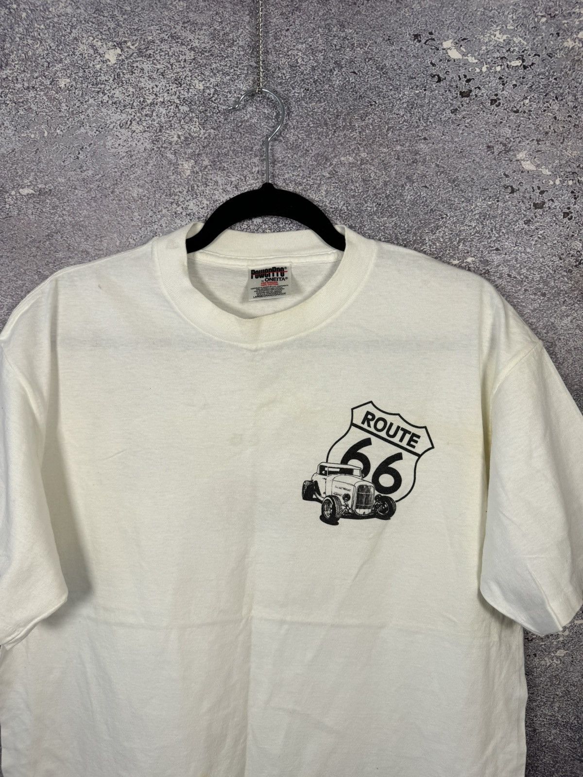 Route 66 × Vintage Vintage Single Stitch Route 66 Souvenir T-Shirt Made in USA Size US L / EU 52-54 / 3 - 4 Thumbnail