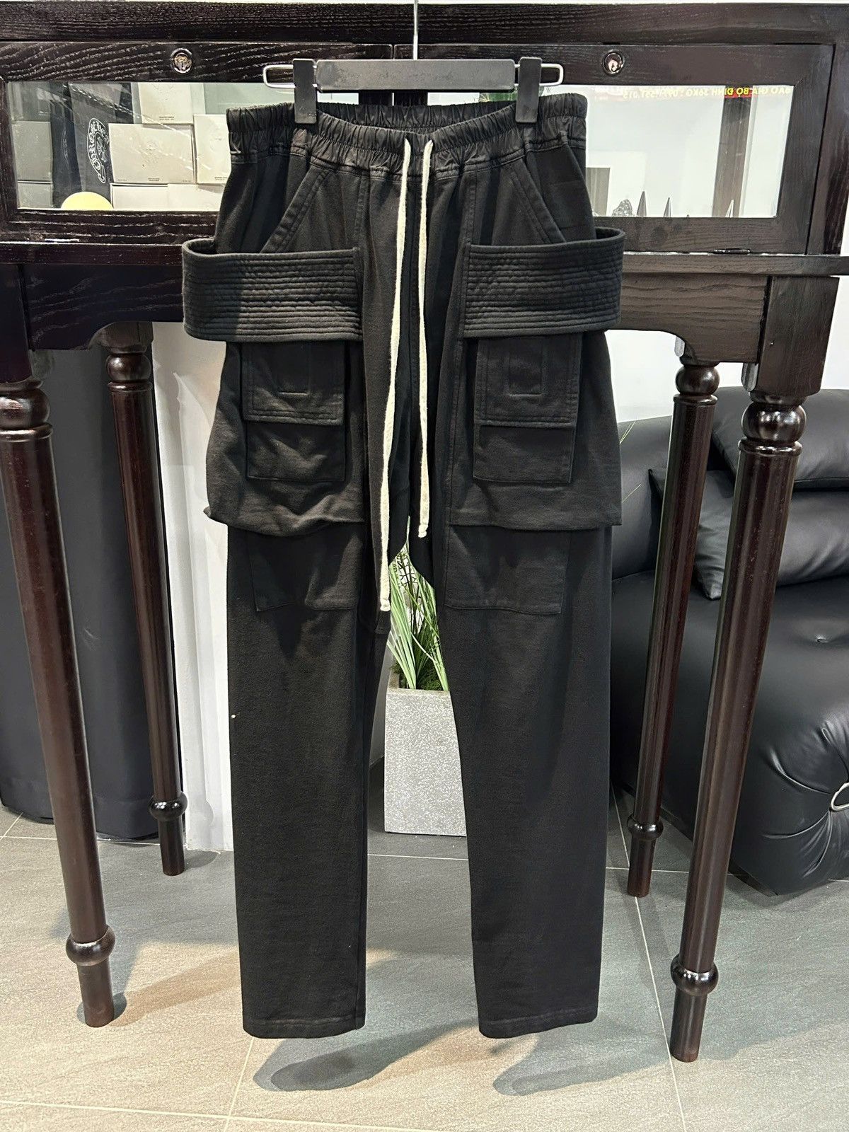 Rick Owens Drkshdw Rick Owens Drkshdw Creatch Cargo Pants Size US 31 - 1 Thumbnail