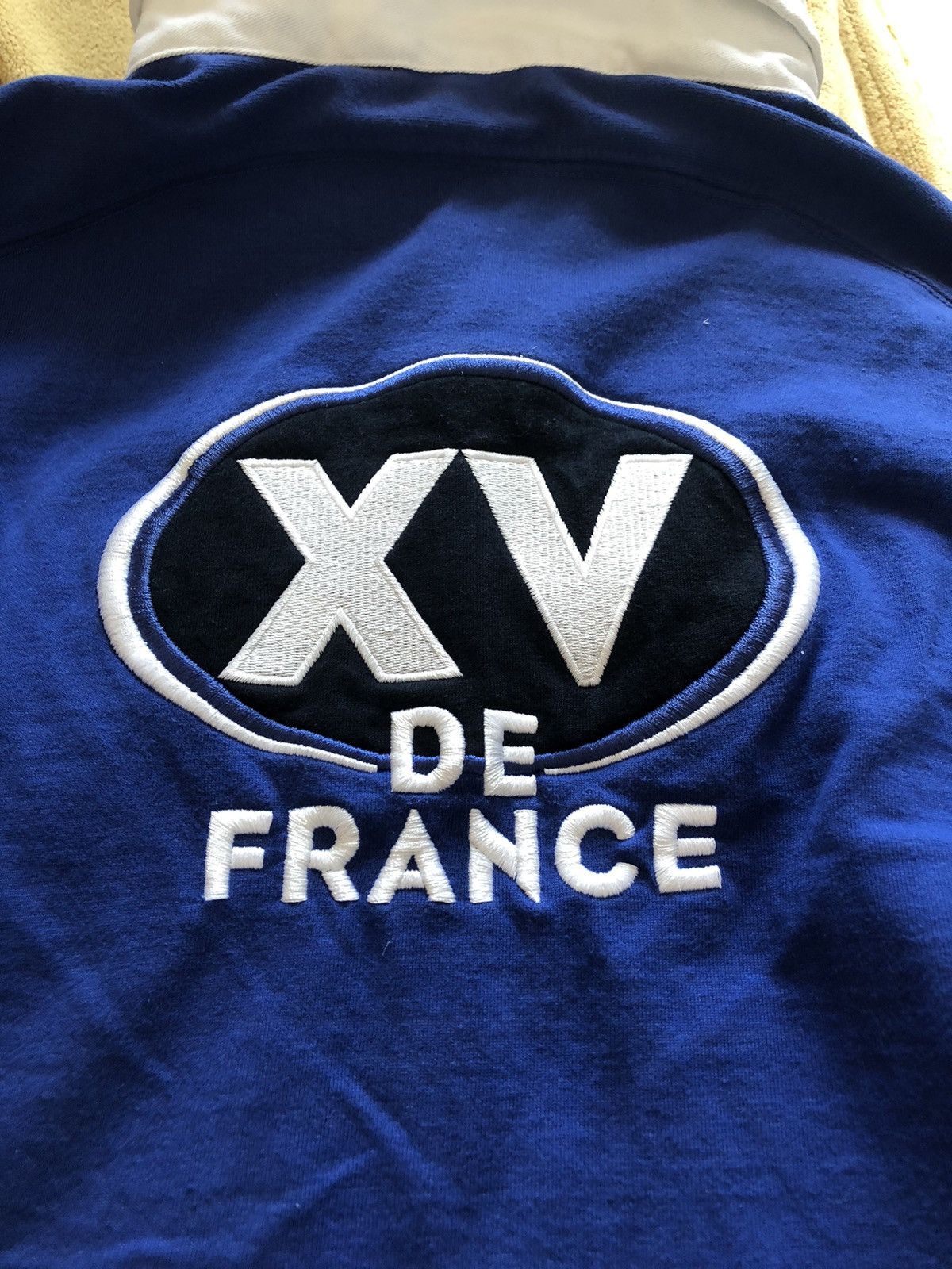 Vintage RARE FRANCE RUGBY STYLE VINTAGE POLO SHIRT Size US L / EU 52-54 / 3 - 4 Thumbnail