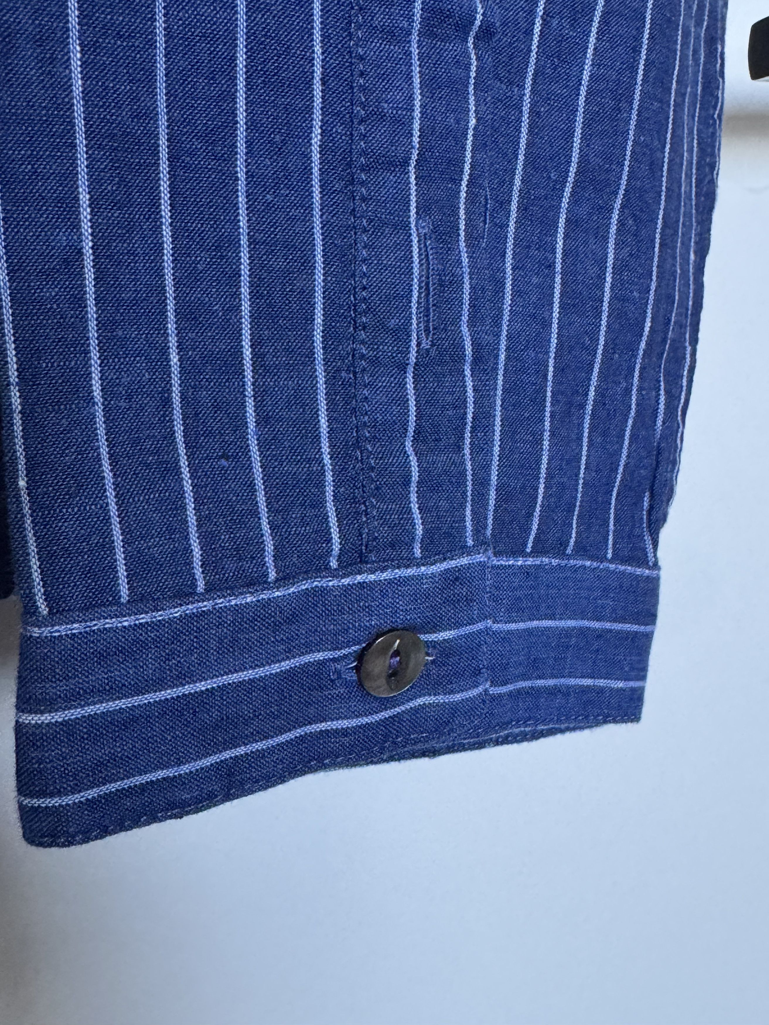 Other Mandarin Collar Striped Shirt Size US S / EU 44-46 / 1 - 4 Thumbnail