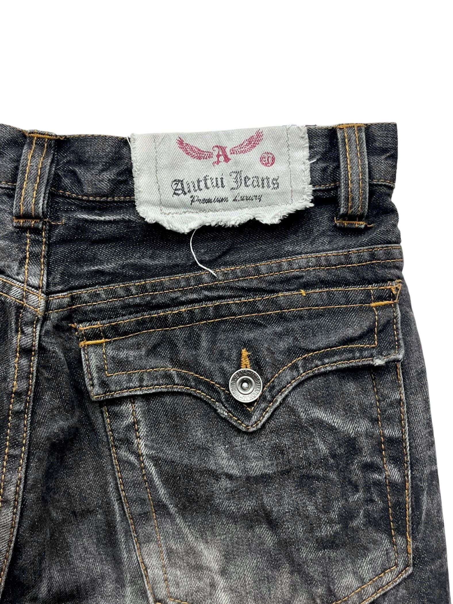 Artful Dodger 🔥FYE FLARE🔥ANTFUI Punk Clawmark Whisker Luxury Denim Japan Size US 31 - 10 Thumbnail