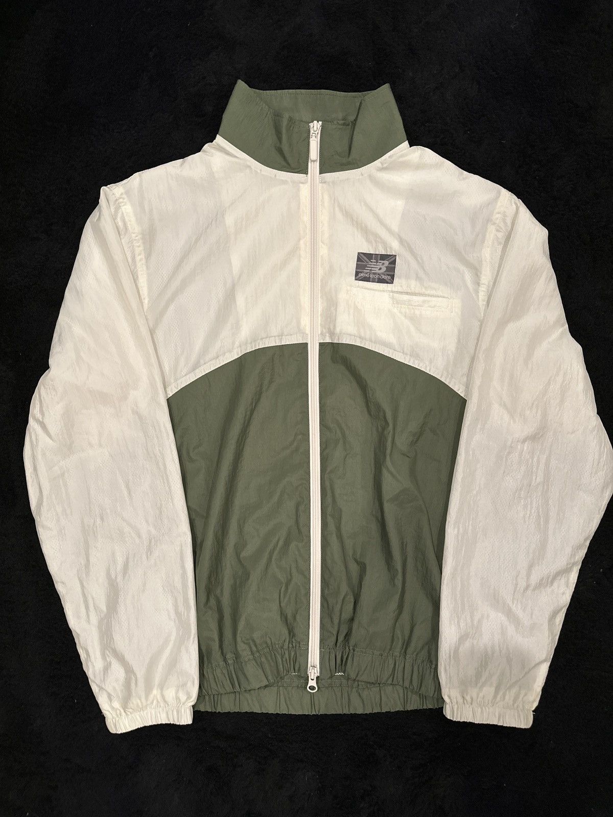 image of Aime Leon Dore x New Balance Ald X New Balance 991 Warm Up Track Jacket in White (Size Medium)