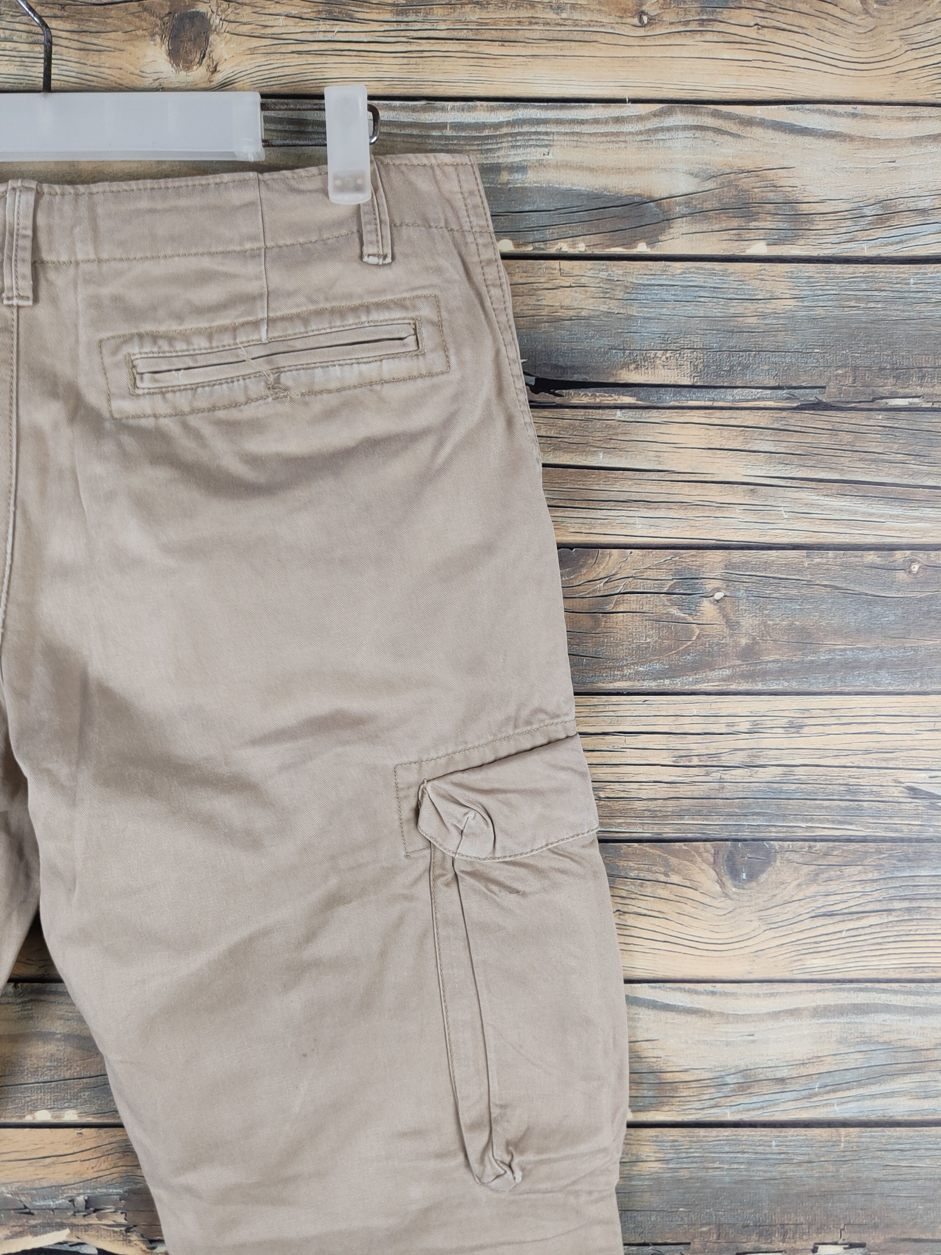 Japanese Brand DL Gap Beige Multipocket Cargo Pants #2383 Size US 32 / EU 48 - 10 Thumbnail