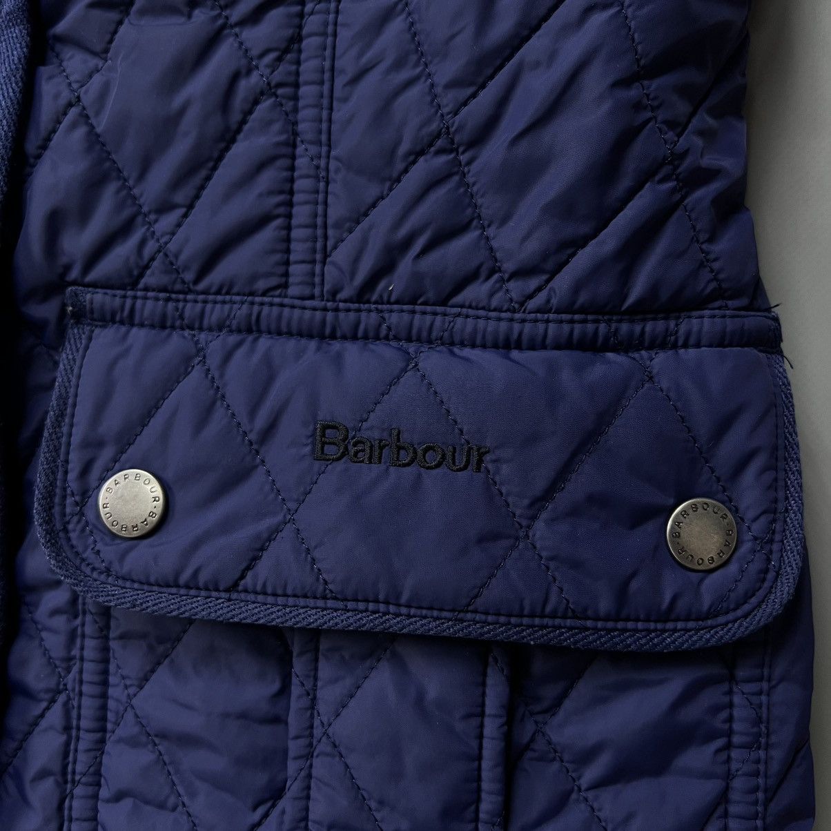 Barbour Barbour Buryhead Utility Diamond Padded Short Jacket Size M / US 6-8 / IT 42-44 - 7 Thumbnail