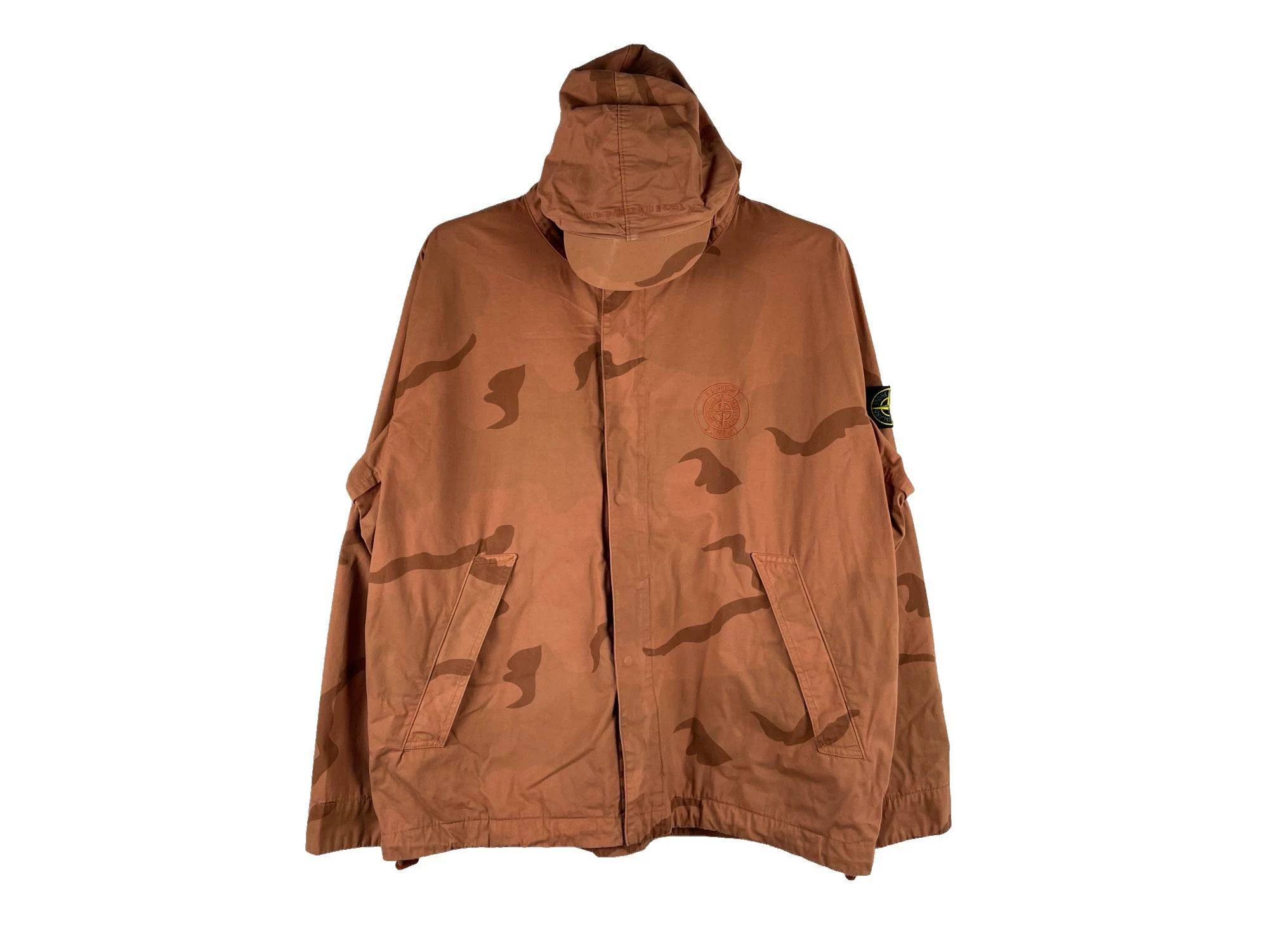 Stone Island Supreme Riot Mask Camo Jacket | Grailed