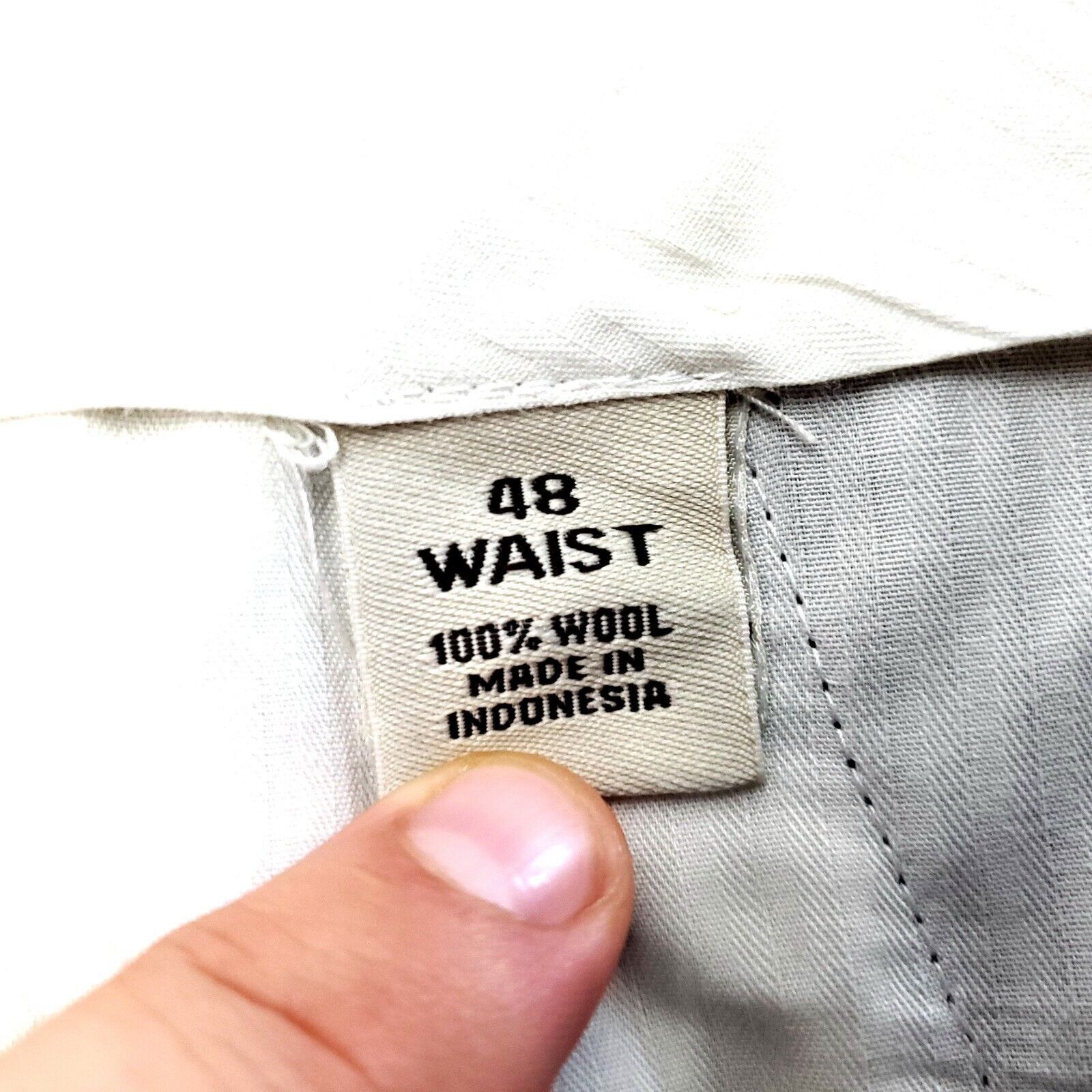 Pronto Uomo Pronto Uomo Wool Dress Pants Slacks 44/23 Short Leg Chocolat Size 44S - 4 Thumbnail