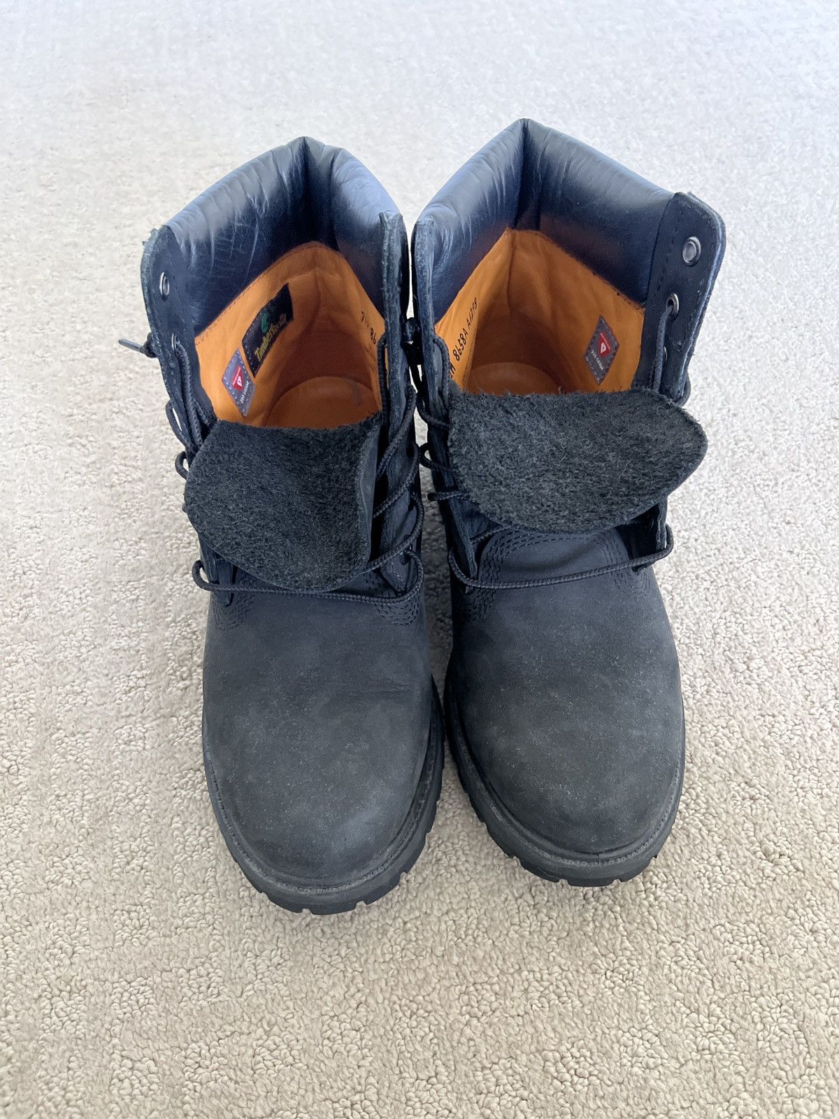 Designer Black Timberland Premium 6-inch Boots Size 7.5 Size US 6 / EU 39 - 3 Thumbnail