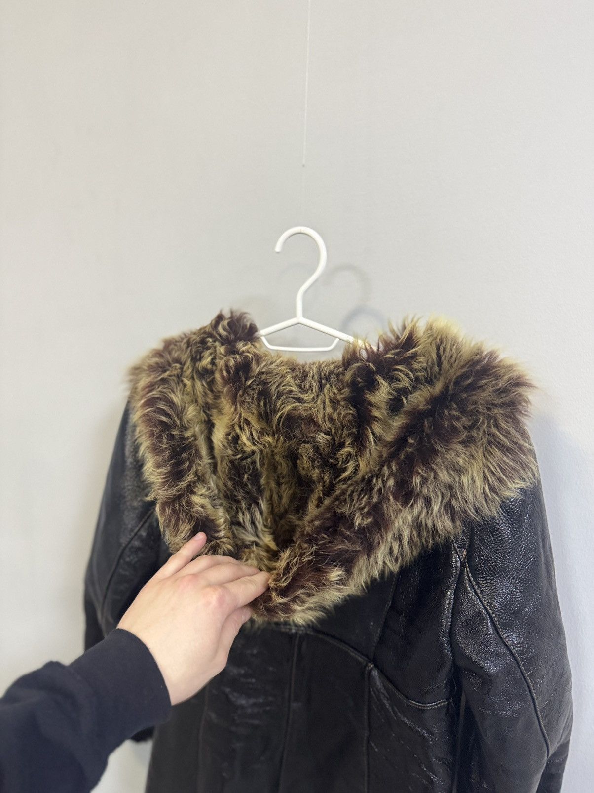 If Six Was Nine × Japanese Brand Y2K Jacket Eco Faux Leather Fur lgb Size S / US 4 / IT 40 - 5 Thumbnail