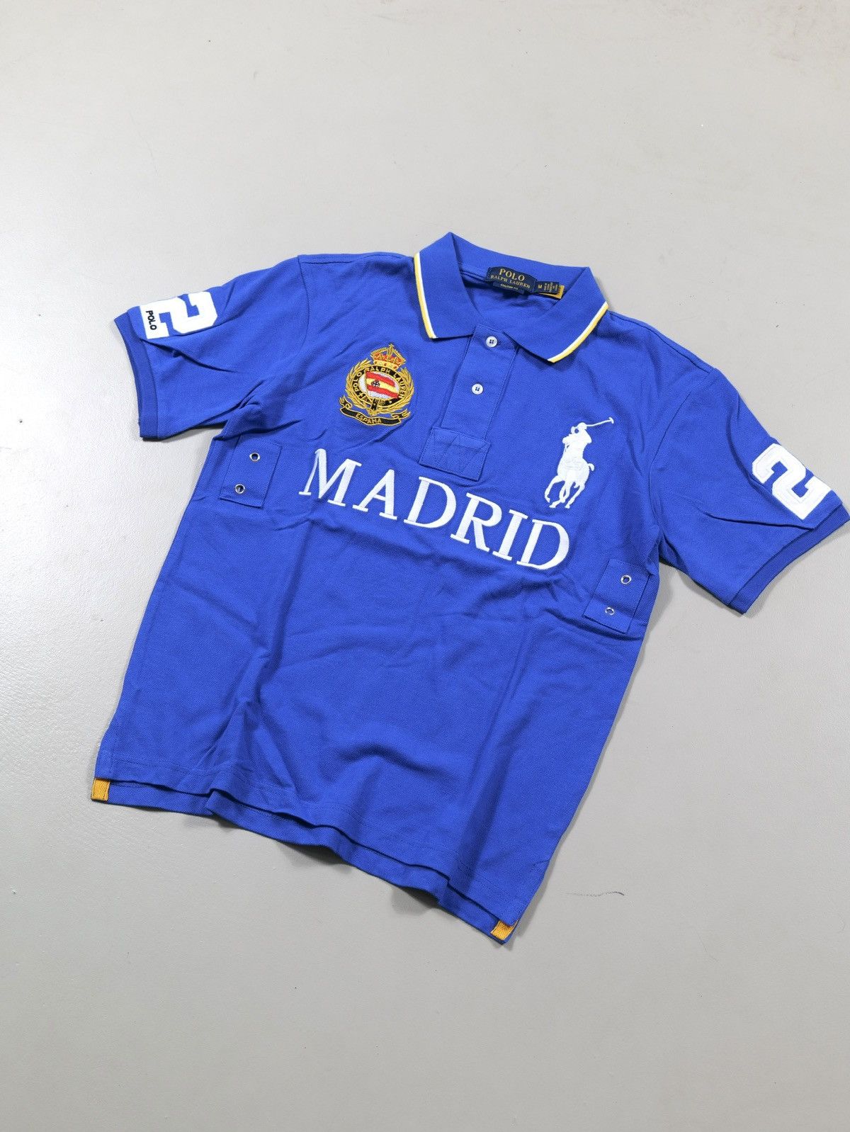 Polo Ralph Lauren Ralph Lauren Polo Madrid blue Big Pony Chief Keef y2k 2000s Size US M / EU 48-50 / 2 - 2 Thumbnail
