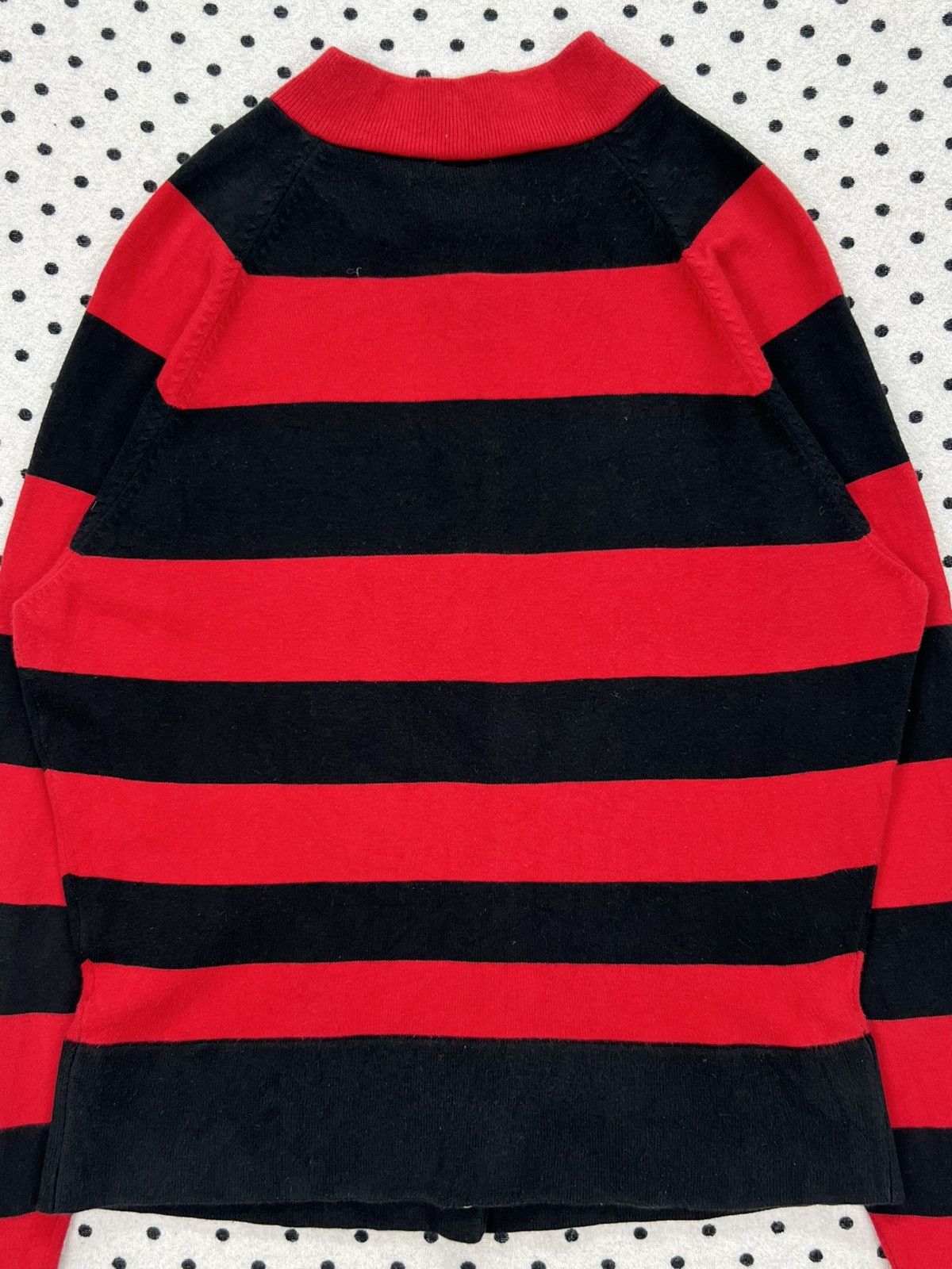 Japanese Brand Marginal Stripes Snap Button Sweater Size S / US 4 / IT 40 - 4 Thumbnail