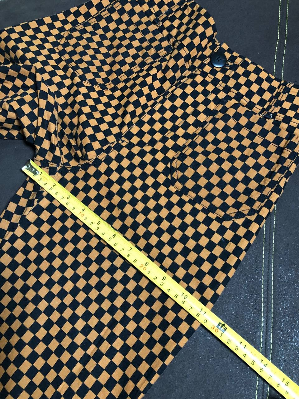 Vintage Maeve by Anthropologie Checkered Casual Pants Size 26" / US 2 / IT 38 - 8 Thumbnail