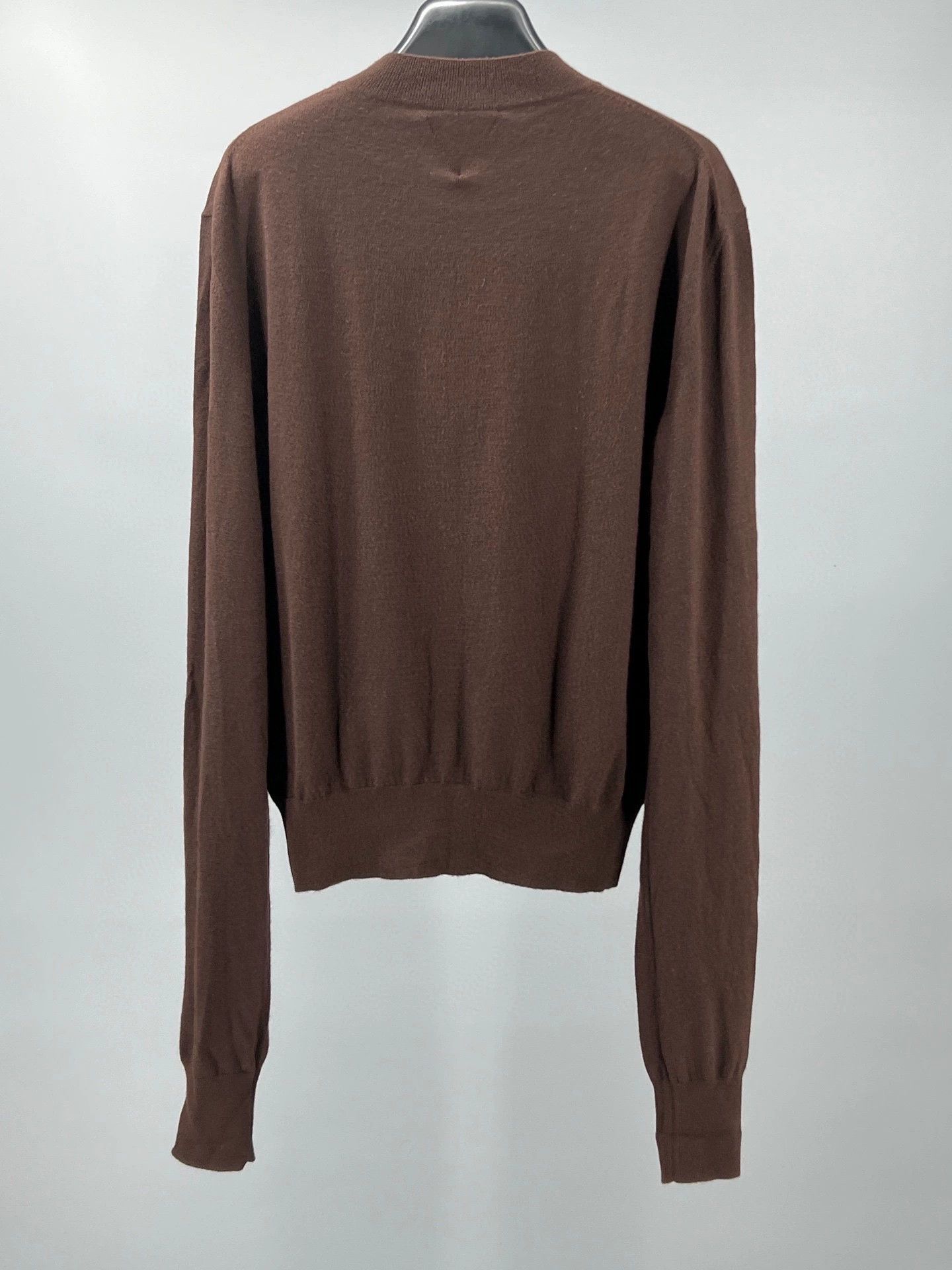 Bottega Veneta brown cashmere blend pullover sweater for men Size US S / EU 44-46 / 1 - 4 Thumbnail