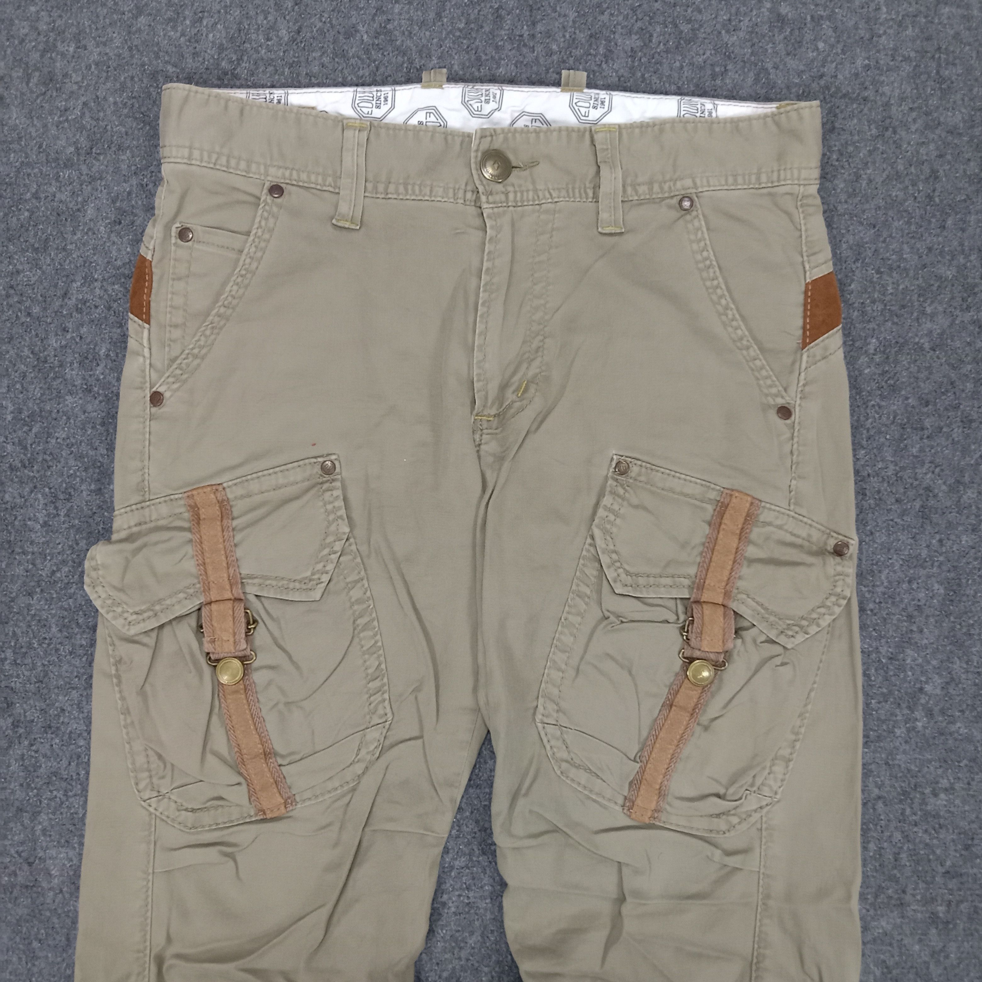 Edwin × Vintage EDWIN Streetwear Japanese Style Cargo Pants Size US 32 / EU 48 - 2 Thumbnail