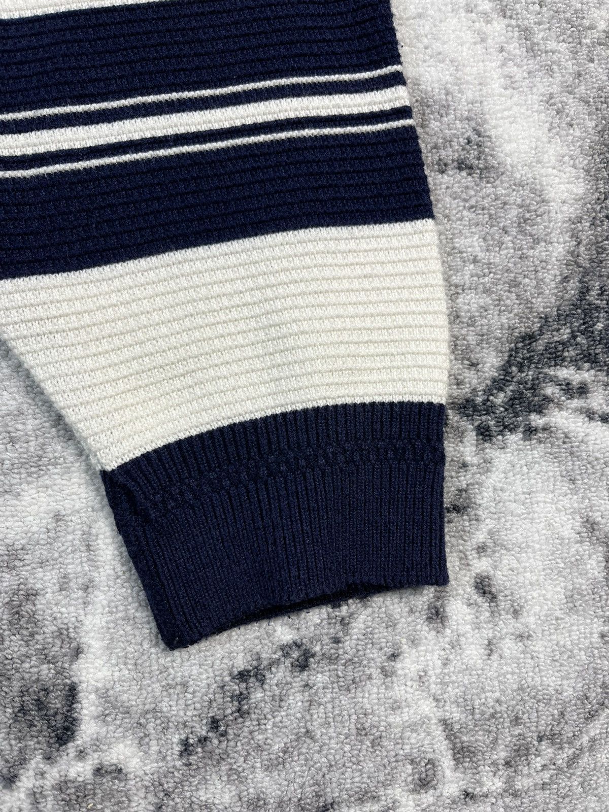 Lacoste Lacoste Vintage Striped Knit Sweater Size US L / EU 52-54 / 3 - 9 Thumbnail