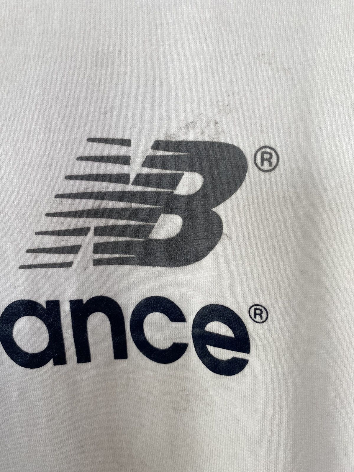 Vintage Vintage New Balance Spell Out Logo Long Sleeve Size US L / EU 52-54 / 3 - 7 Thumbnail