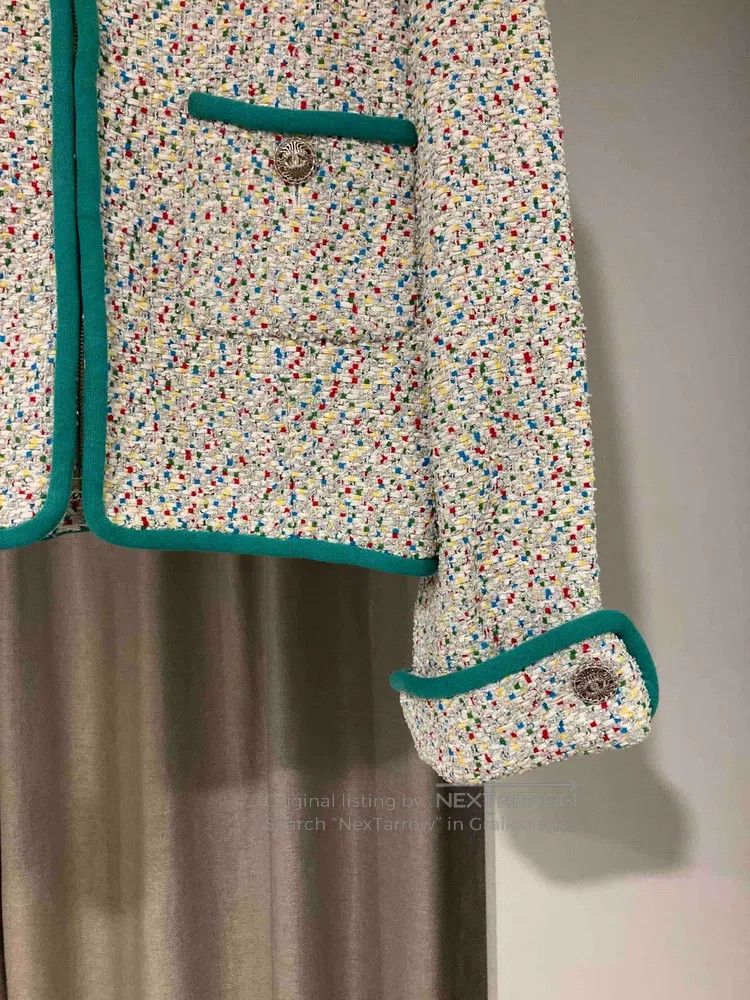Chanel Chanel Data centre colour line thick tweed fine glitter tw Size XS / US 0-2 / IT 36-38 - 4 Thumbnail