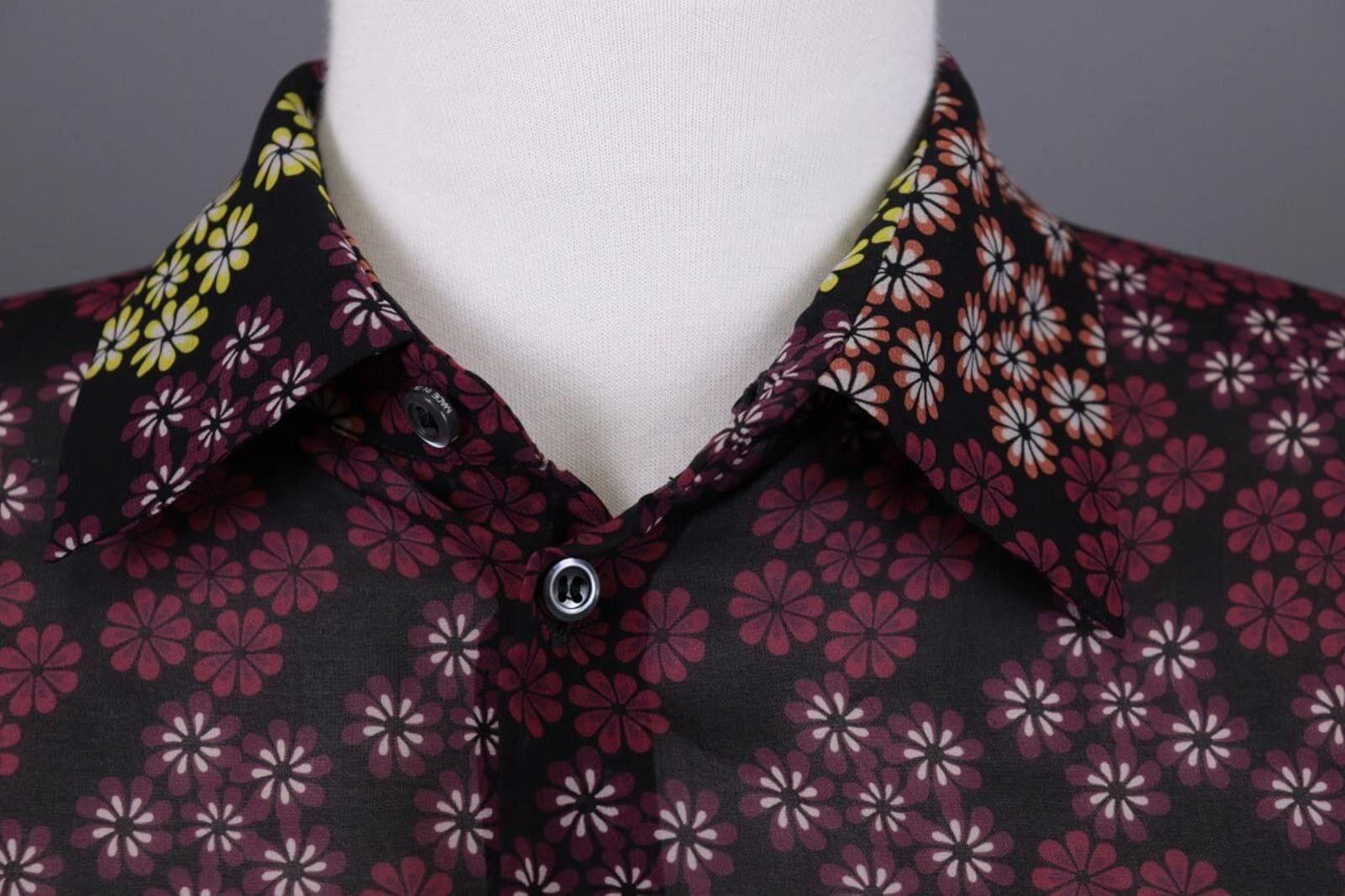 Dsquared2 Dsquared2 Black Mesh Floral Button Down Blouse Shirt Size 38 Size M / US 6-8 / IT 42-44 - 4 Thumbnail
