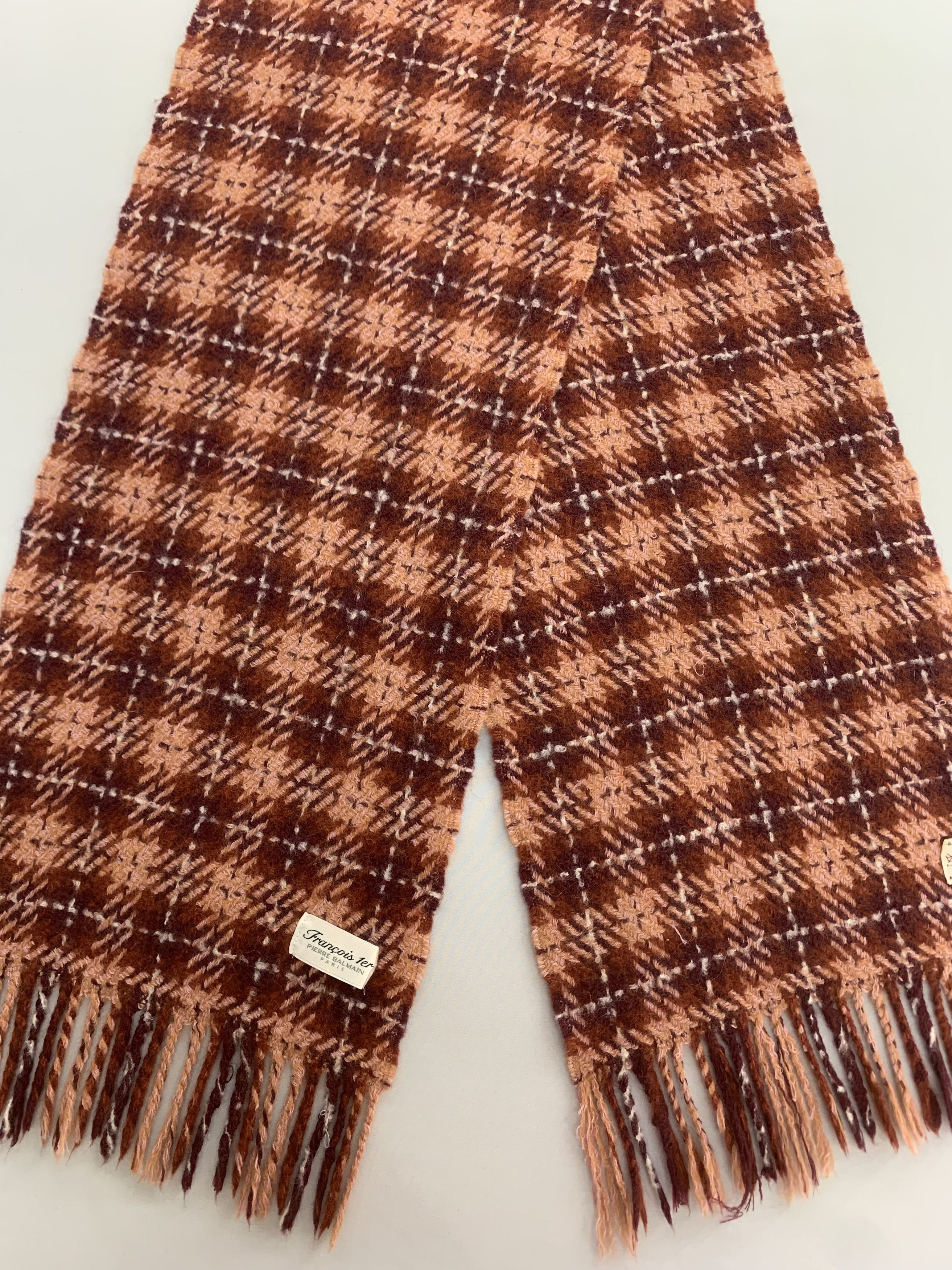 Pierre Balmain 80s Pierre Balmain Scarf Wool Muffler Neck Wrap BL2071 Size ONE SIZE - 3 Thumbnail