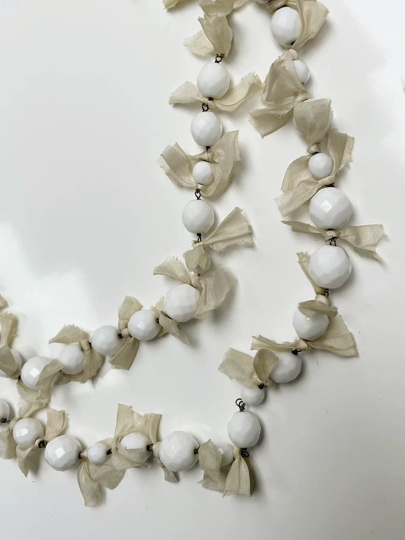 Prada PRADA Double Beaded Necklace 2504-Nextarrow Size ONE SIZE - 4 Thumbnail