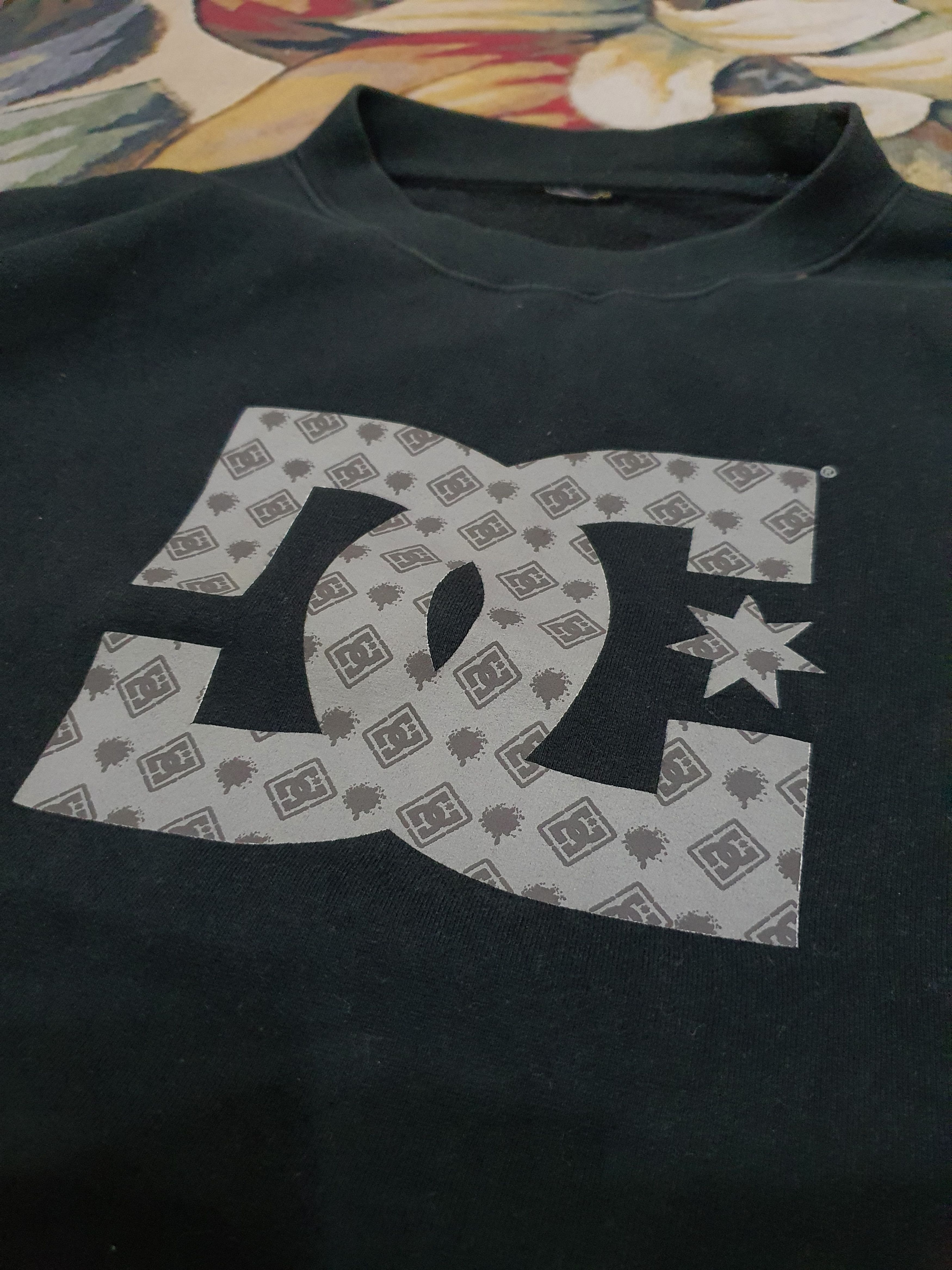 DC DC Shoes Careca Star Crew sweatshirt in black Size US XL / EU 56 / 4 - 3 Thumbnail
