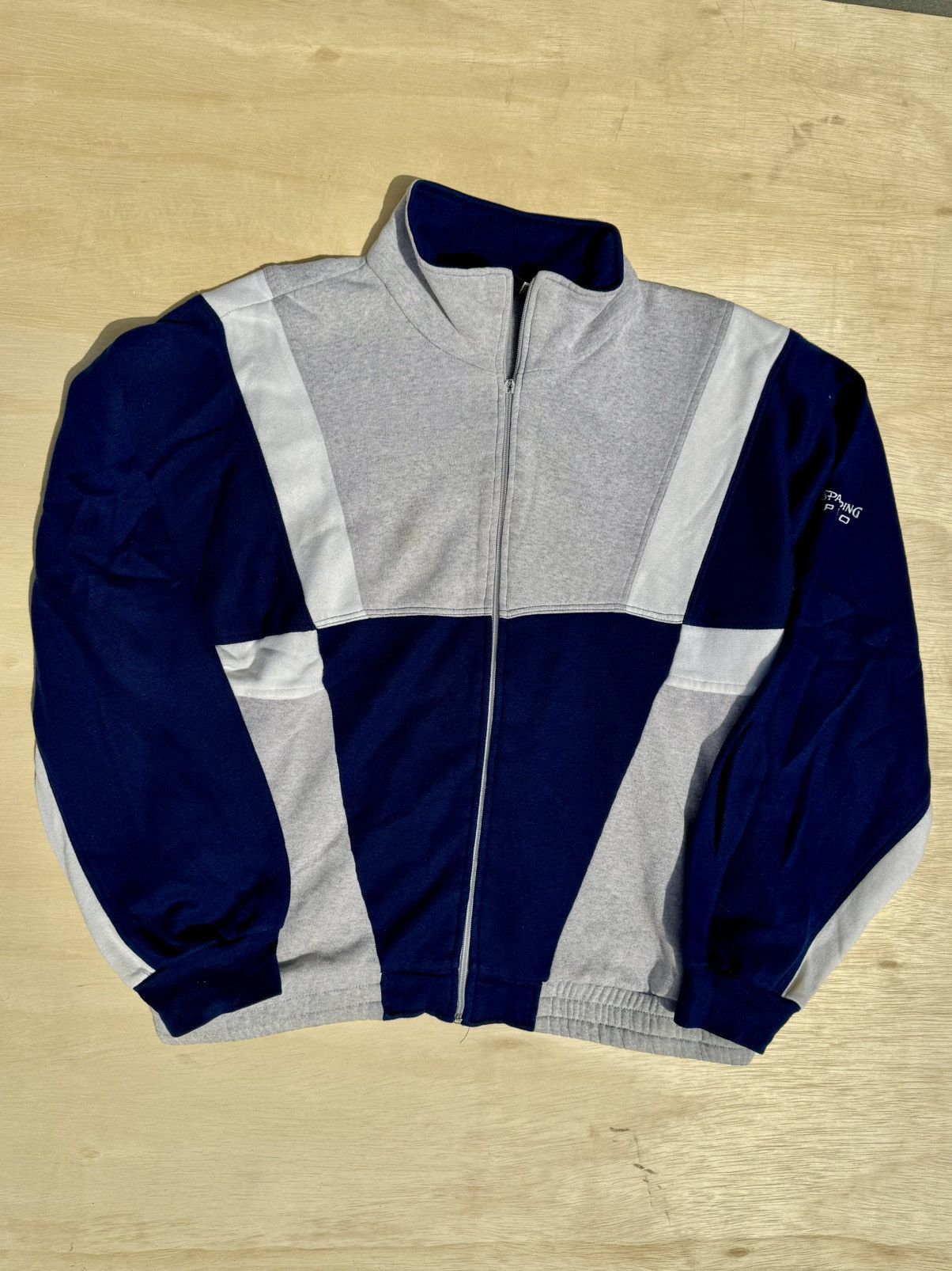 Spalding × Vintage Vintage Spalding 90’s Retro 90’s Sweatshirt Sports Jacket Size US XL / EU 56 / 4 - 2 Thumbnail