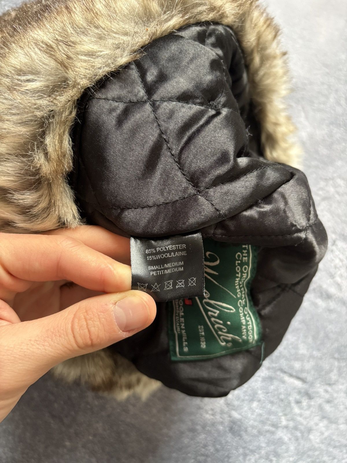Woolrich Woolen Mills Crazy Vintage Woolrich Y2K Faux Fur Ushanka Hat Rare Size ONE SIZE - 8 Thumbnail